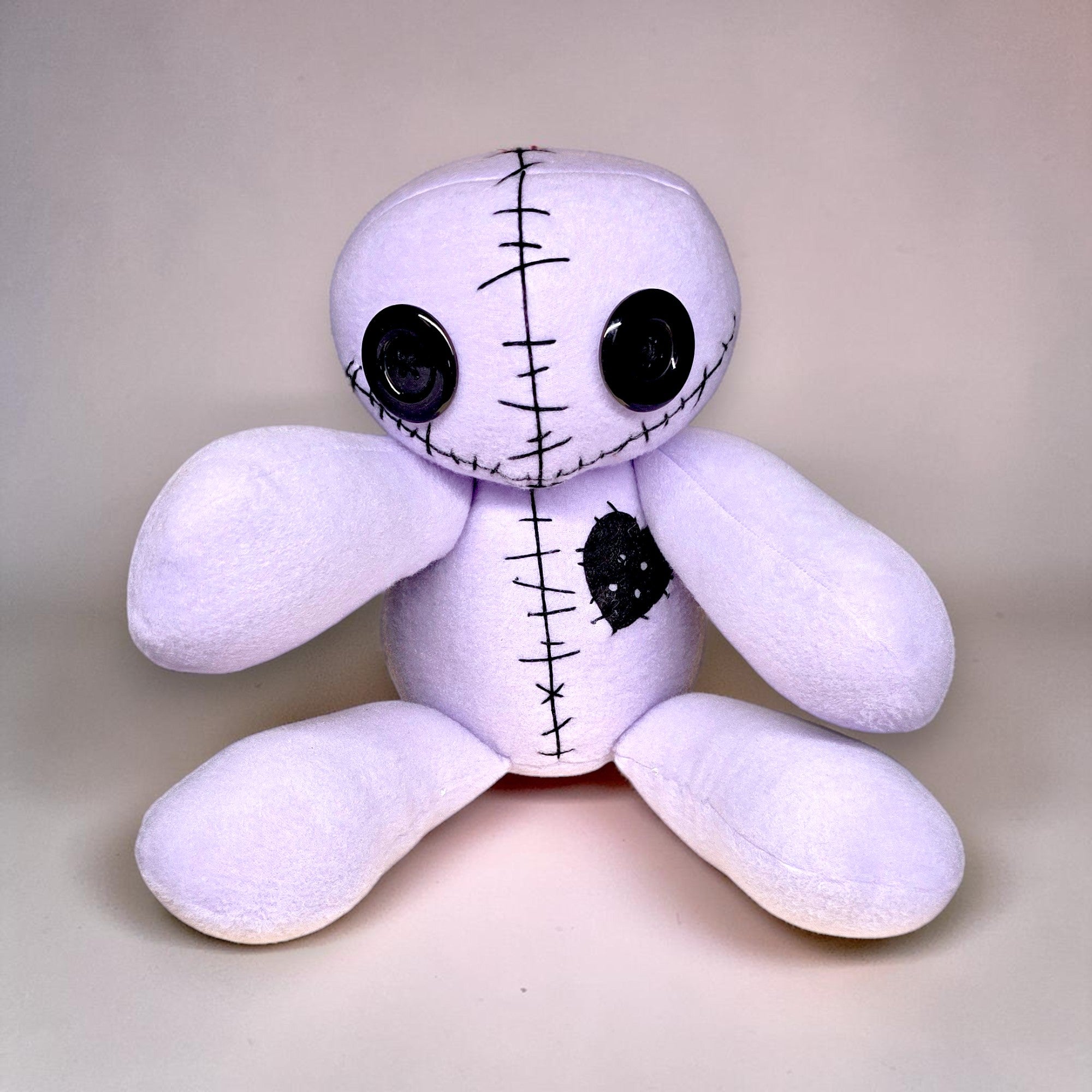 Handmade Creepy Gothic Plush Doll | Orphan Asylum Gothling Intake #1090