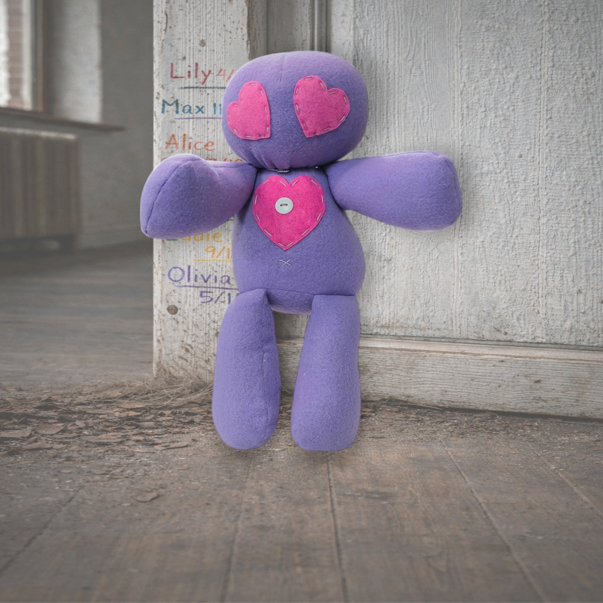 Handmade Creepy Gothic Plush Doll | Orphan Asylum Gothling Intake #1101