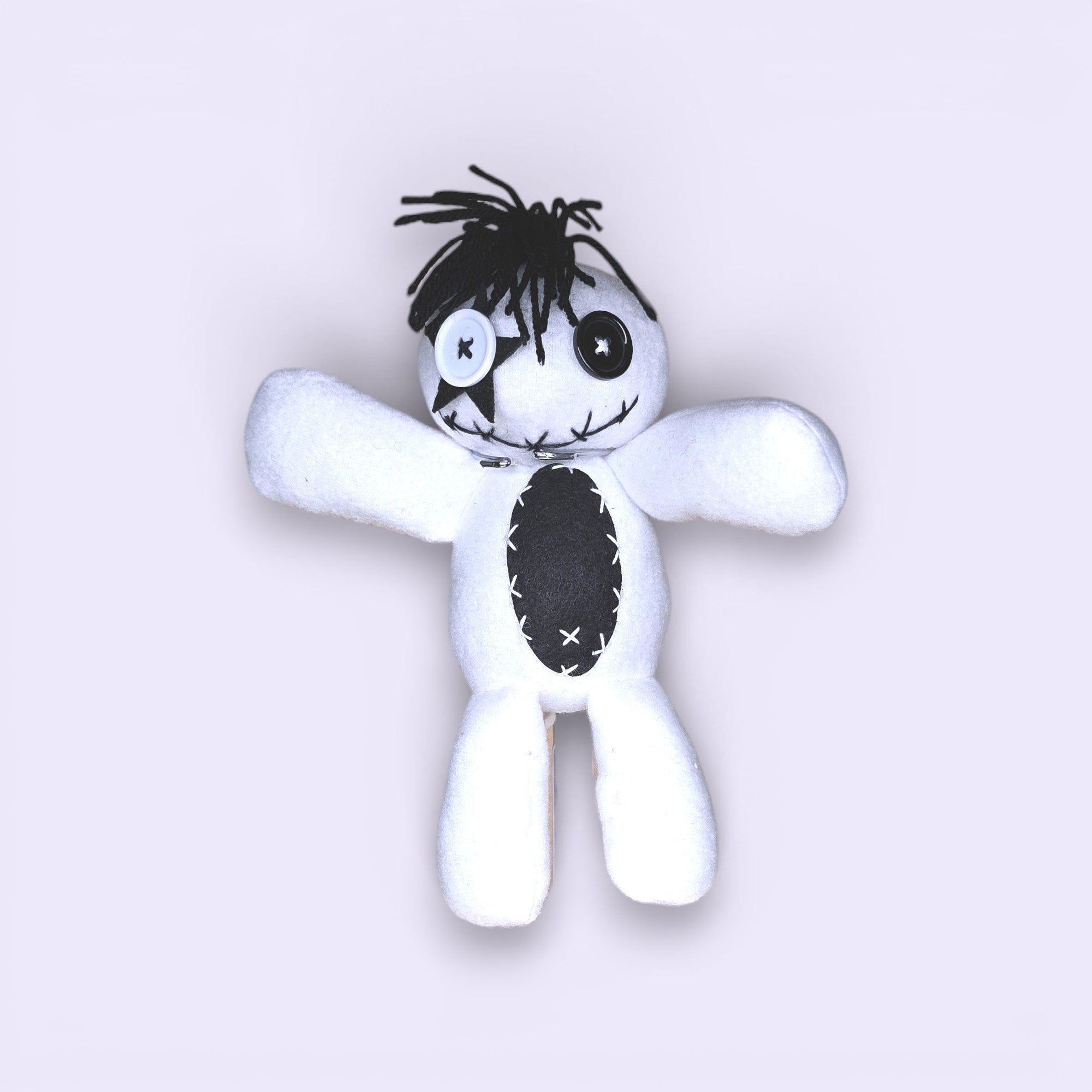 Handmade Creepy Gothic Plush Doll | Orphan Asylum Gothling Intake # 1102