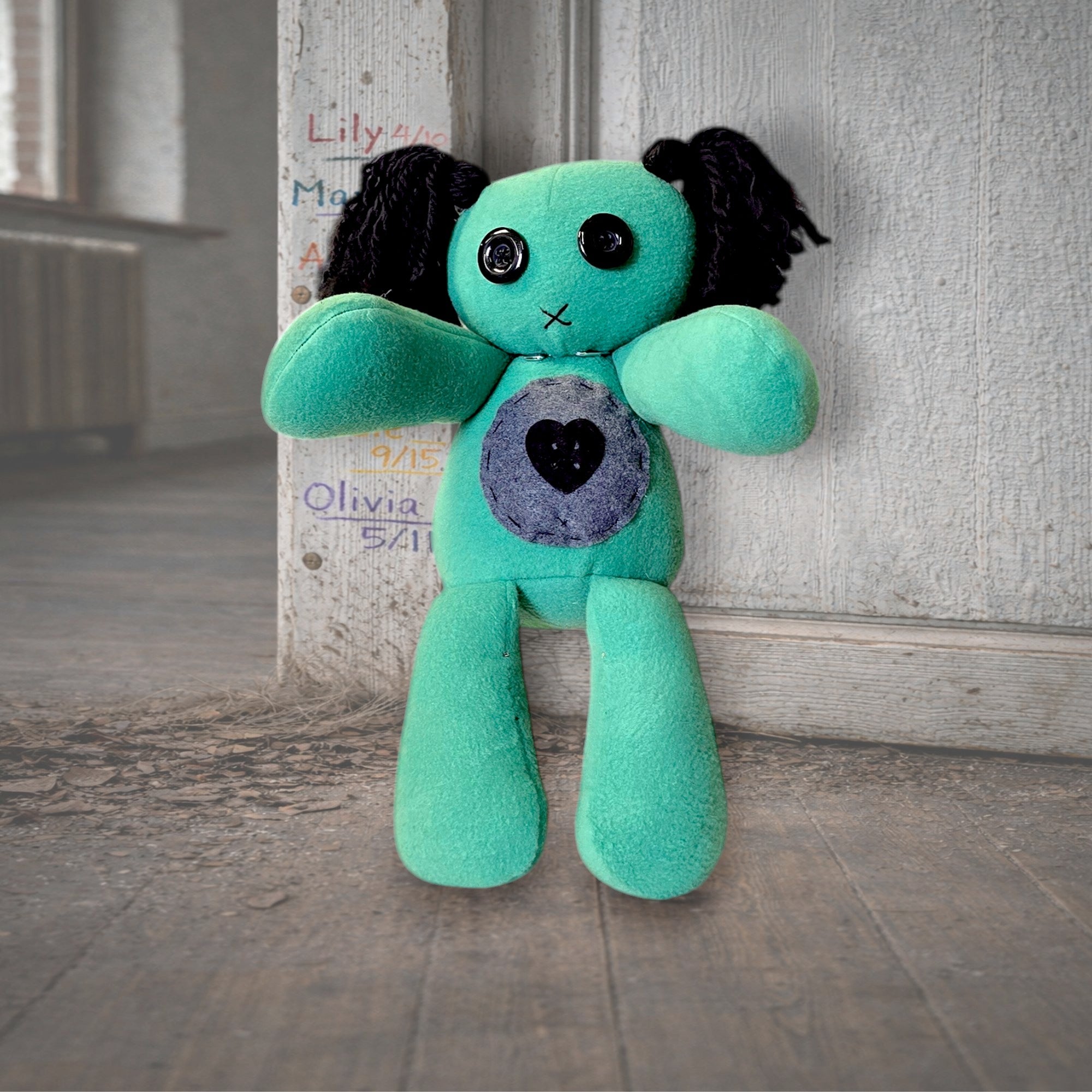 Handmade Creepy Gothic Plush Doll | Orphan Asylum Gothling Intake #1107