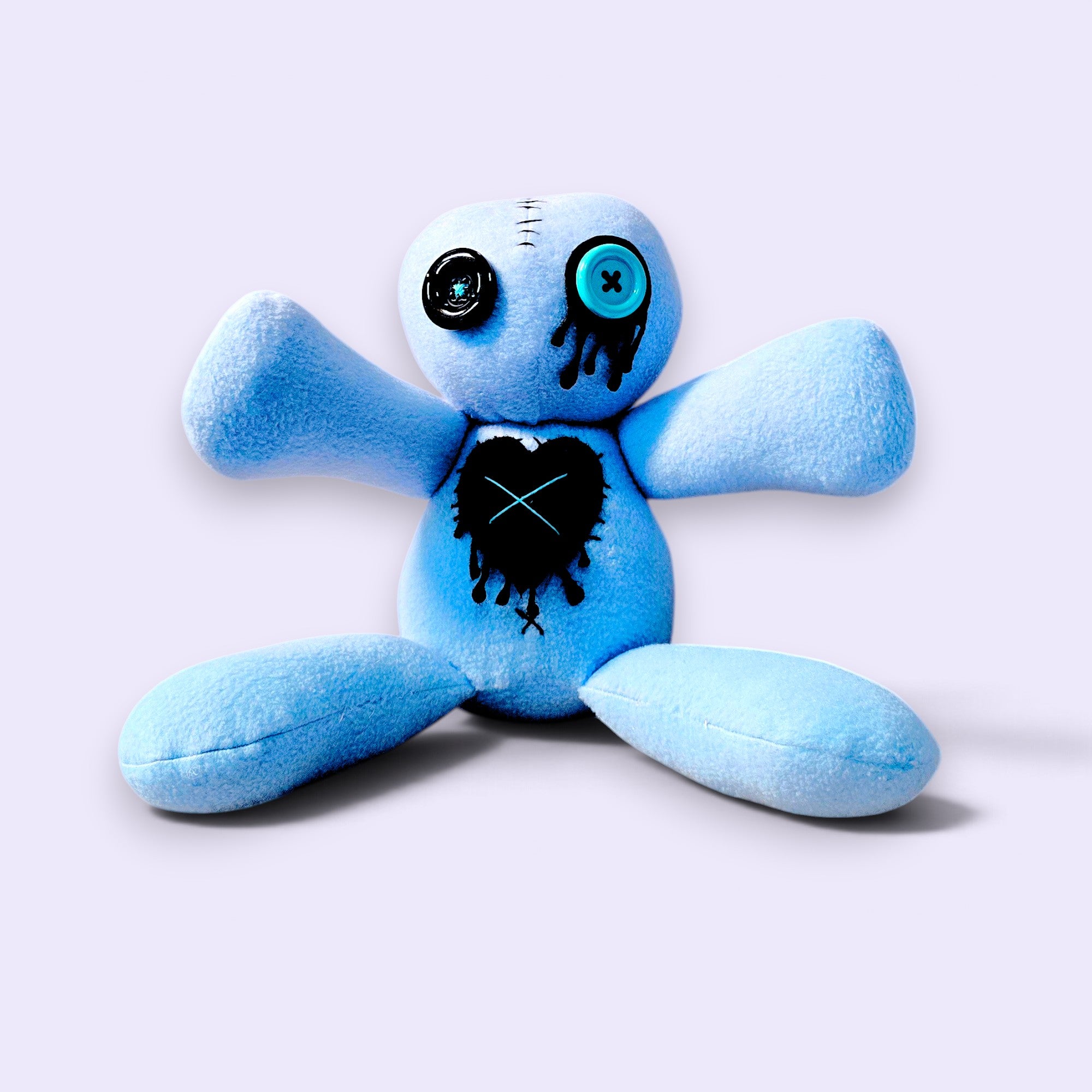 Handmade Creepy Gothic Plush Doll | Orphan Asylum Gothling Intake # 1121
