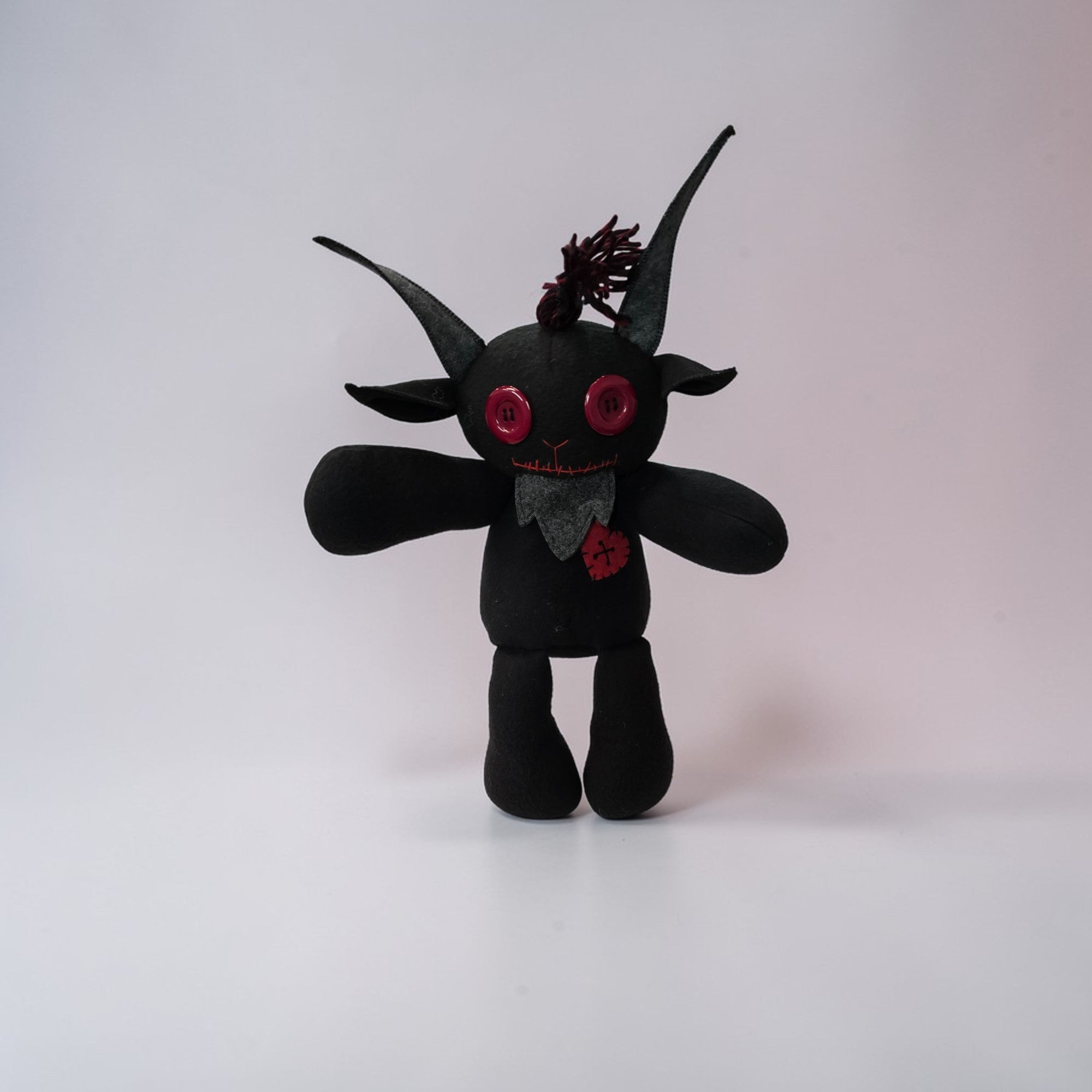 Handmade Creepy Gothic Plush Doll | Orphan Asylum Gothling Intake # 1127