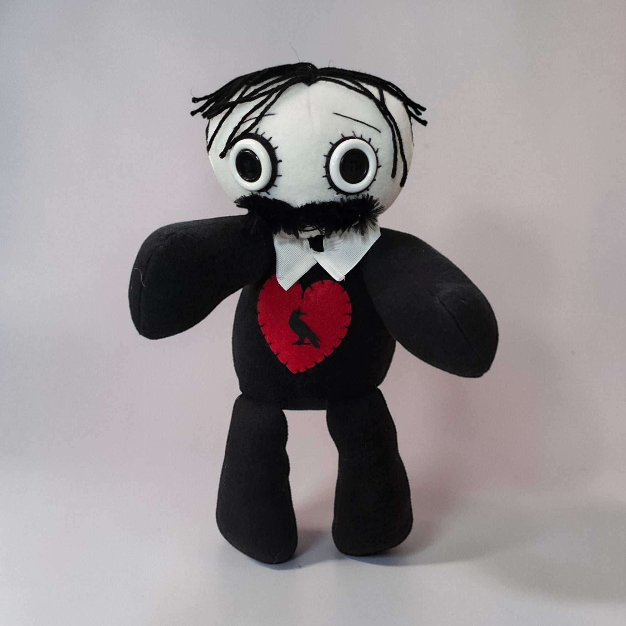 Handmade Creepy Gothic Plush Doll | Orphan Asylum Gothling Intake #1135