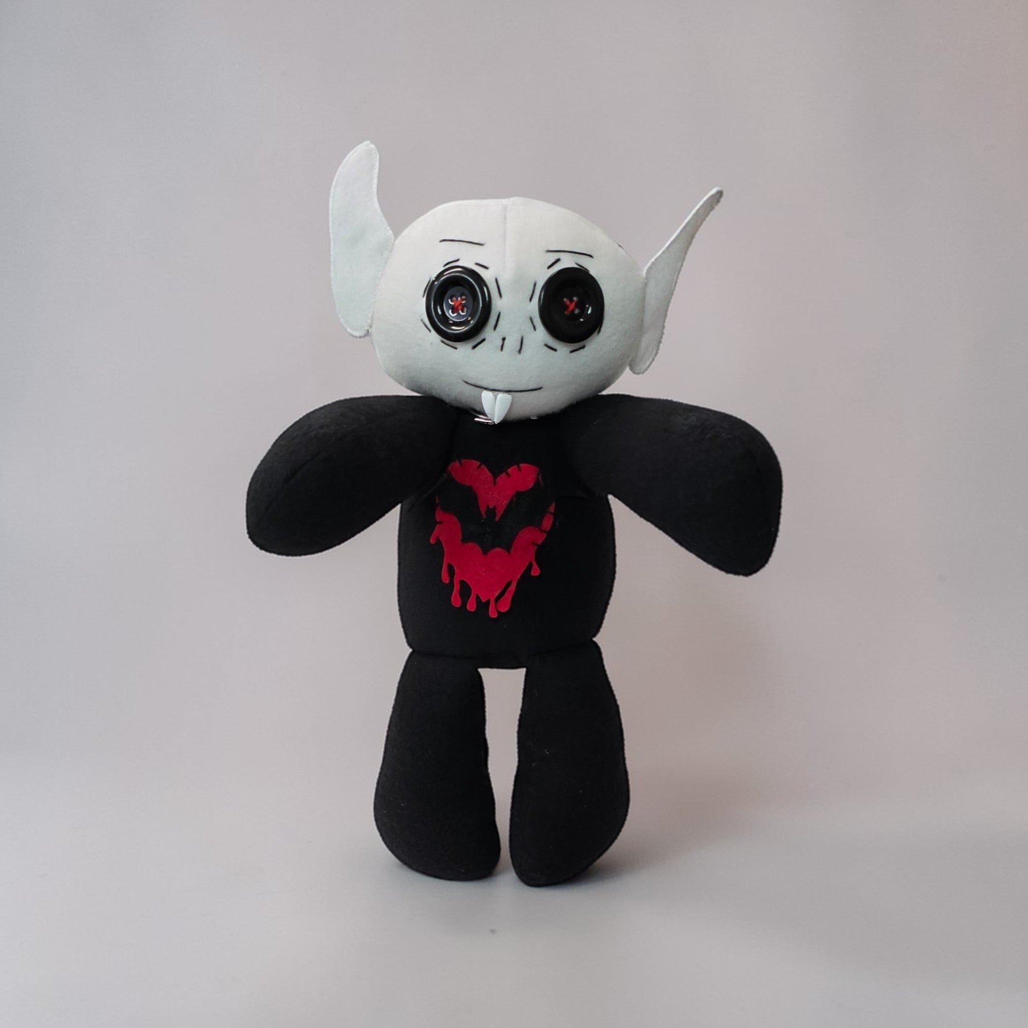 Handmade Creepy Gothic Plush Doll | Orphan Asylum Gothling Intake # 1139