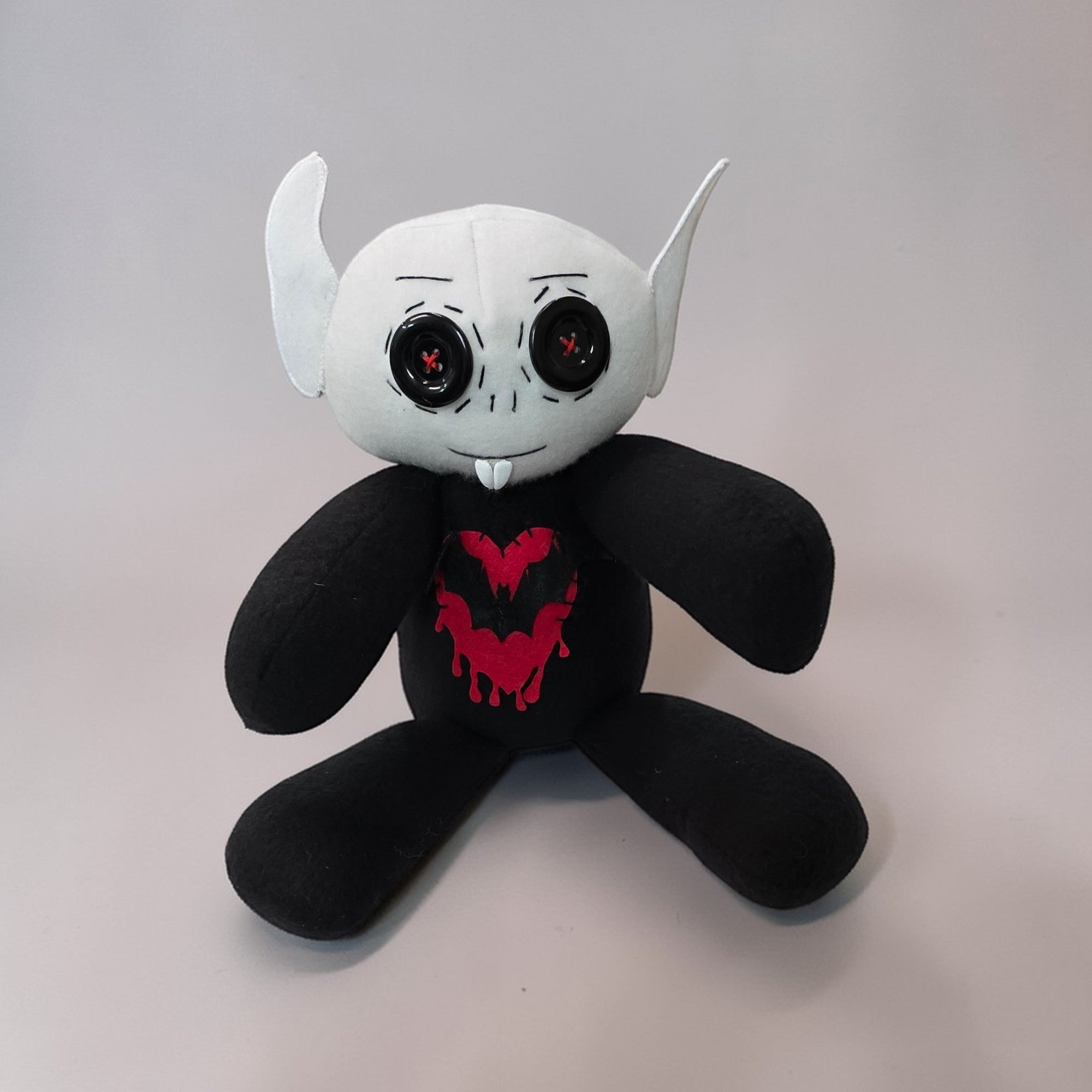 Handmade Creepy Gothic Plush Doll | Orphan Asylum Gothling Intake # 1139