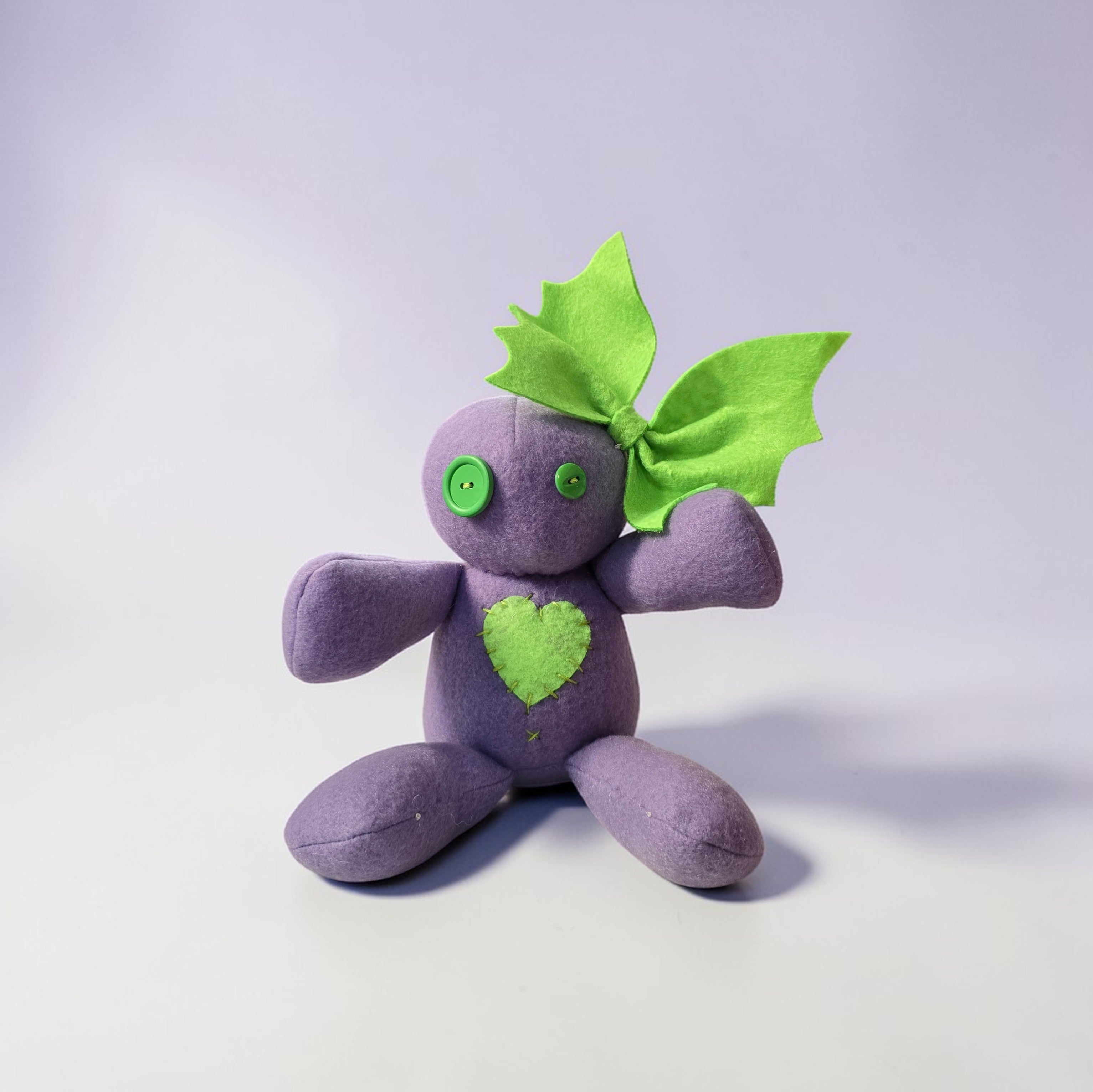 Handmade Creepy Gothic Plush Doll | Orphan Asylum Gothling Intake # 1142
