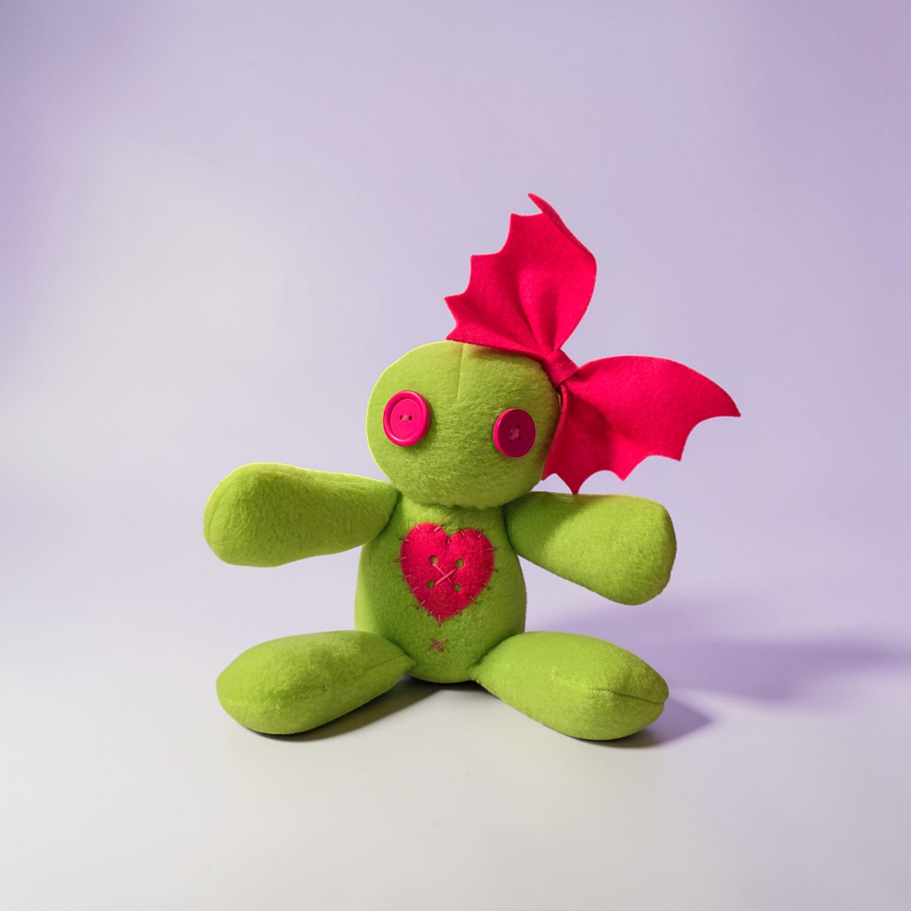 Handmade Creepy Gothic Plush Doll | Orphan Asylum Gothling Intake # 1142