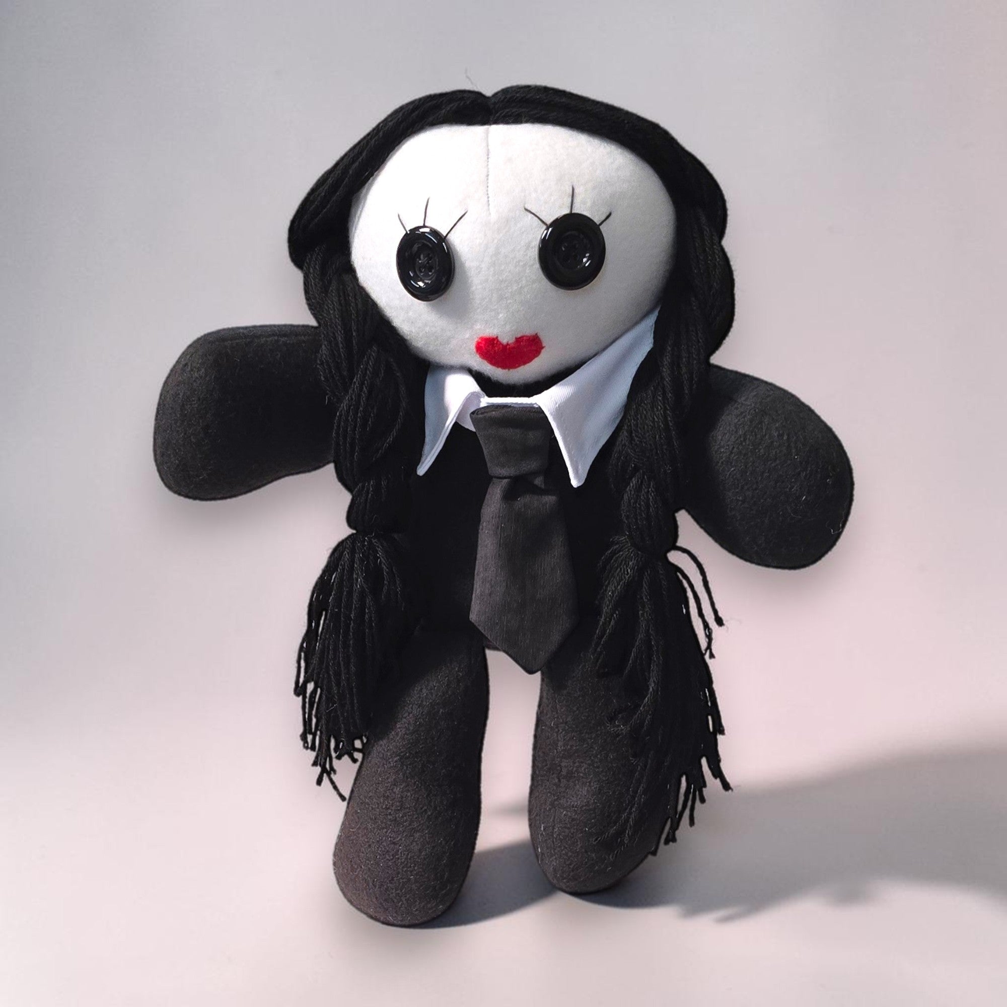 handmade gothic doll creepy plush gothling