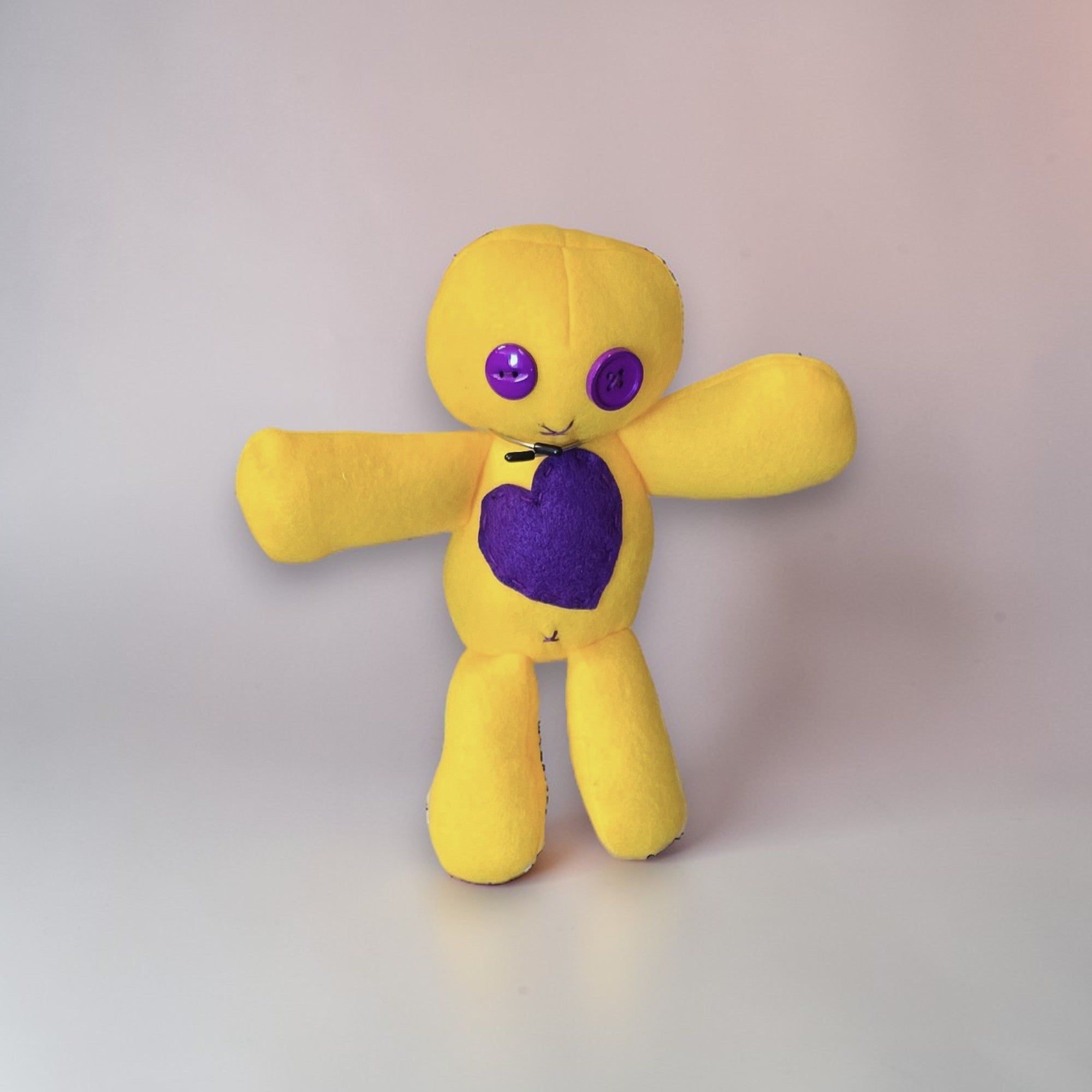 Handmade Creepy Gothic Plush Doll | Orphan Asylum Gothling Intake # 1146
