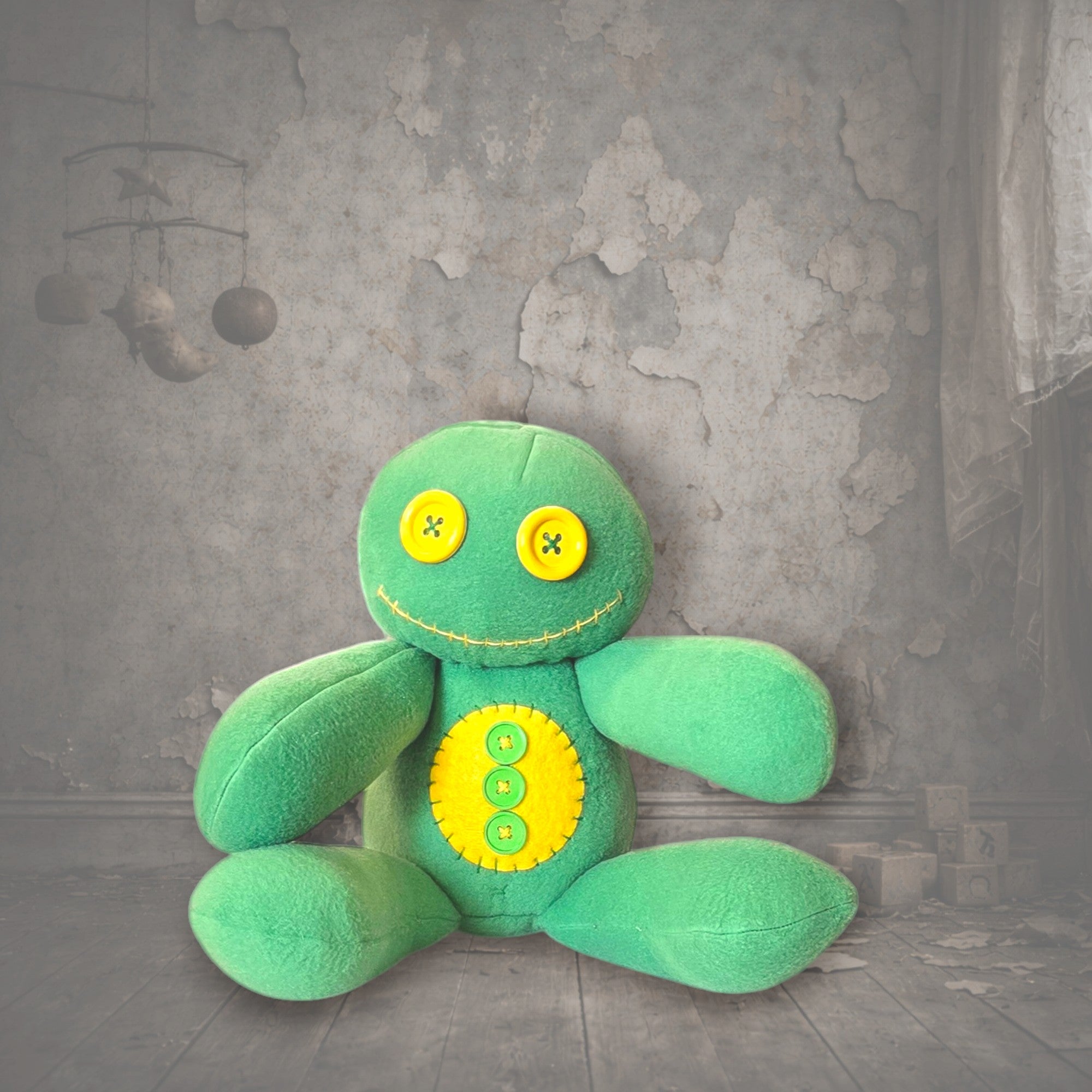 handmade gothic doll creepy plush gothling