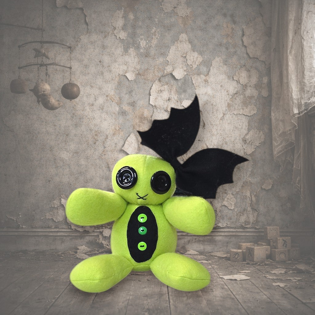 Handmade Creepy Gothic Plush Doll | Orphan Asylum Gothling Intake # 1152