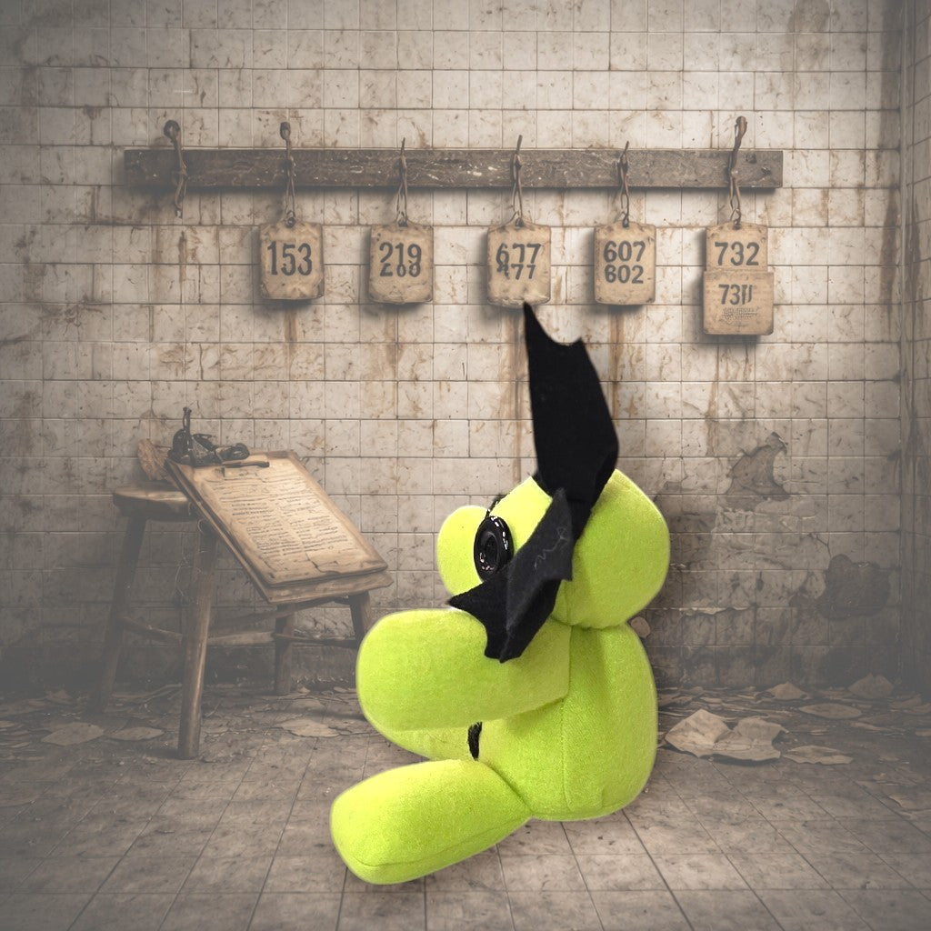Handmade Creepy Gothic Plush Doll | Orphan Asylum Gothling Intake # 1152