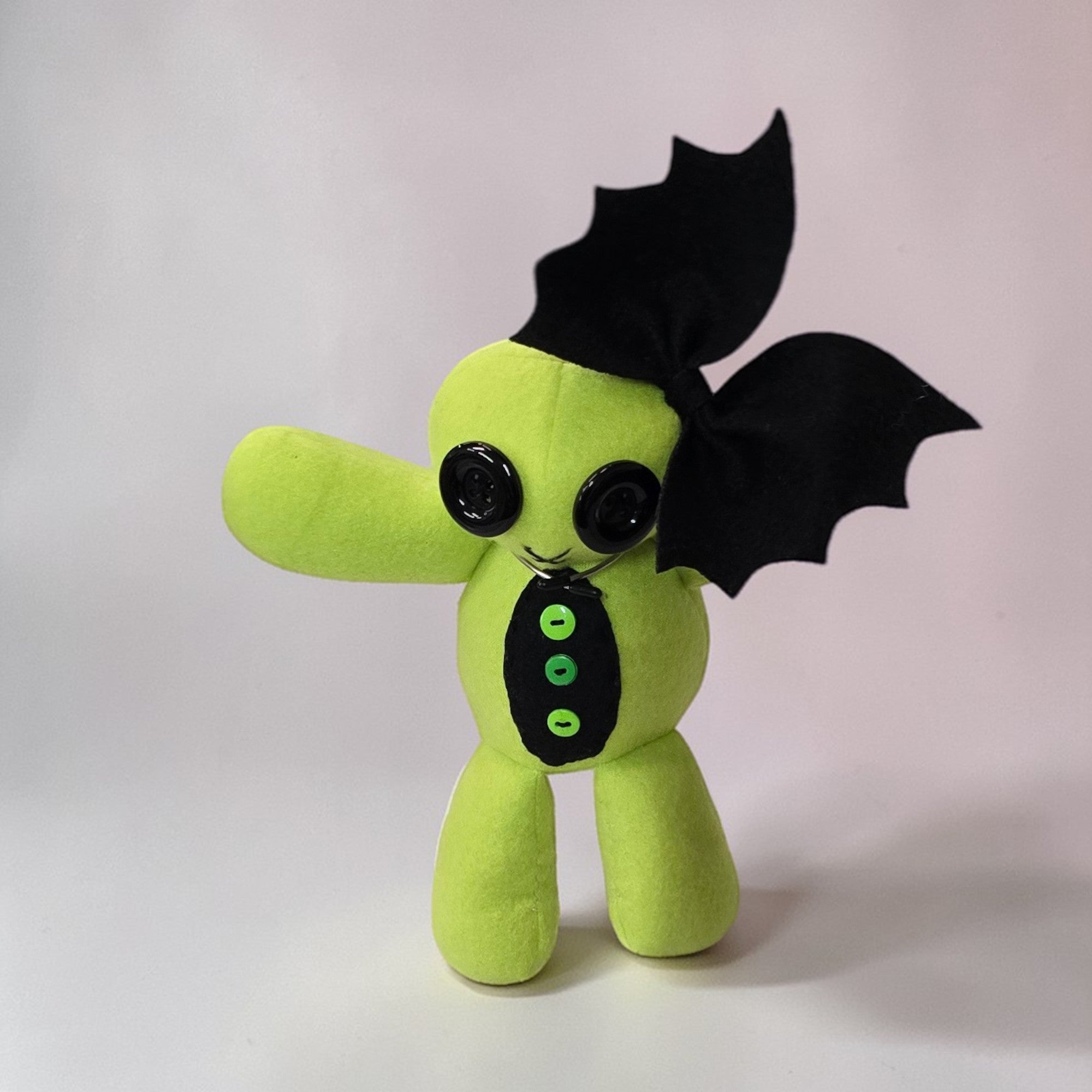 Handmade Creepy Gothic Plush Doll | Orphan Asylum Gothling Intake # 1152