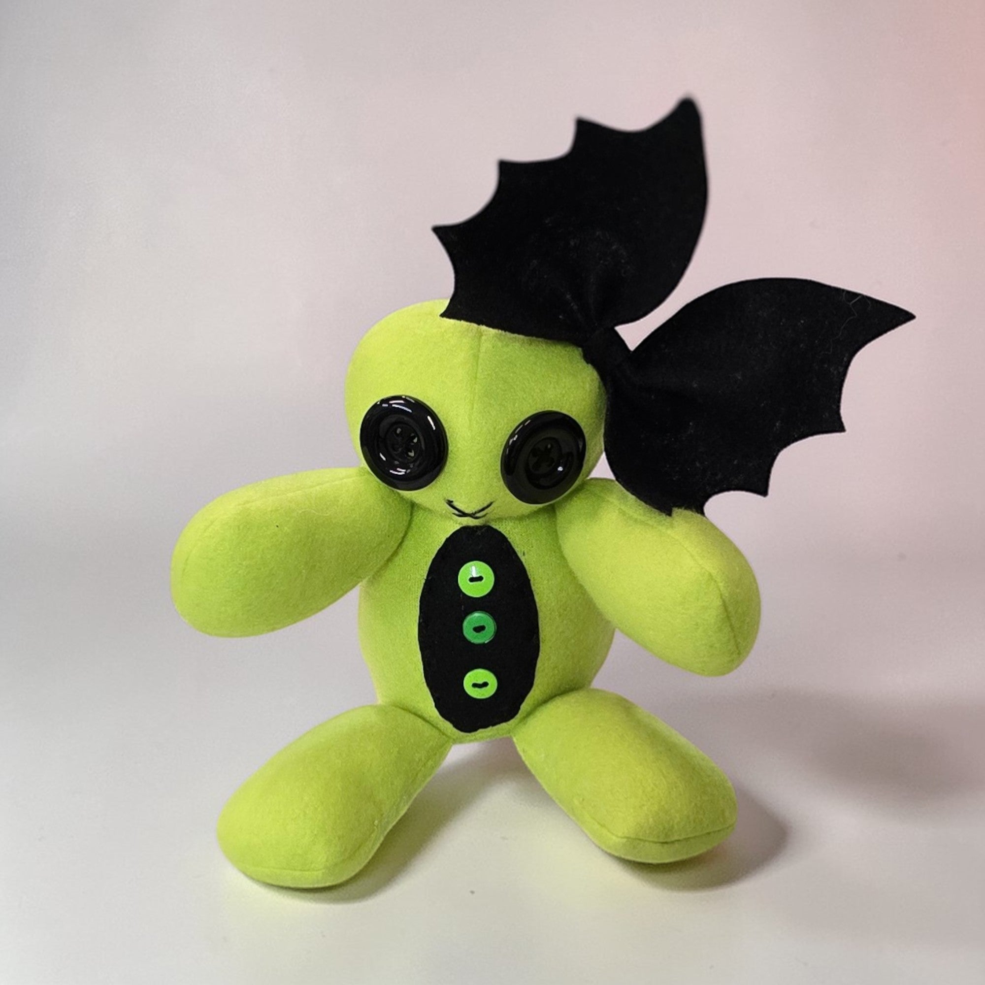 Handmade Creepy Gothic Plush Doll | Orphan Asylum Gothling Intake # 1152
