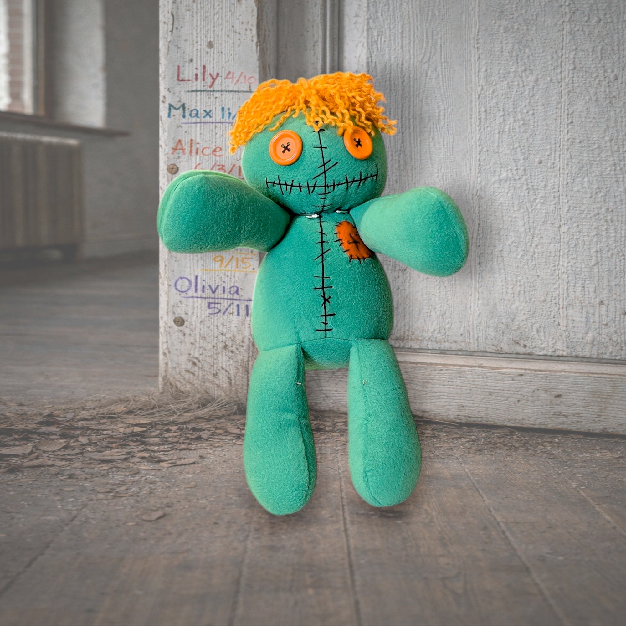 handmade gothic doll creepy plush gothling