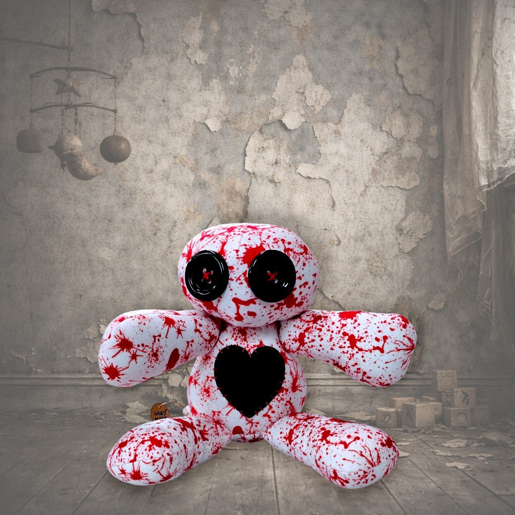 Handmade Creepy Gothic Plush Doll | Orphan Asylum Gothling Intake # 1160
