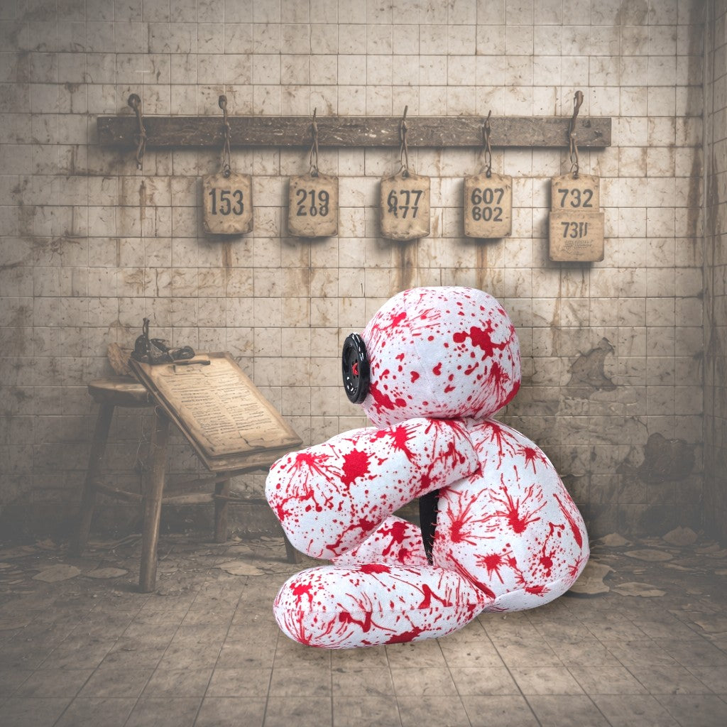 Handmade Creepy Gothic Plush Doll | Orphan Asylum Gothling Intake # 1160