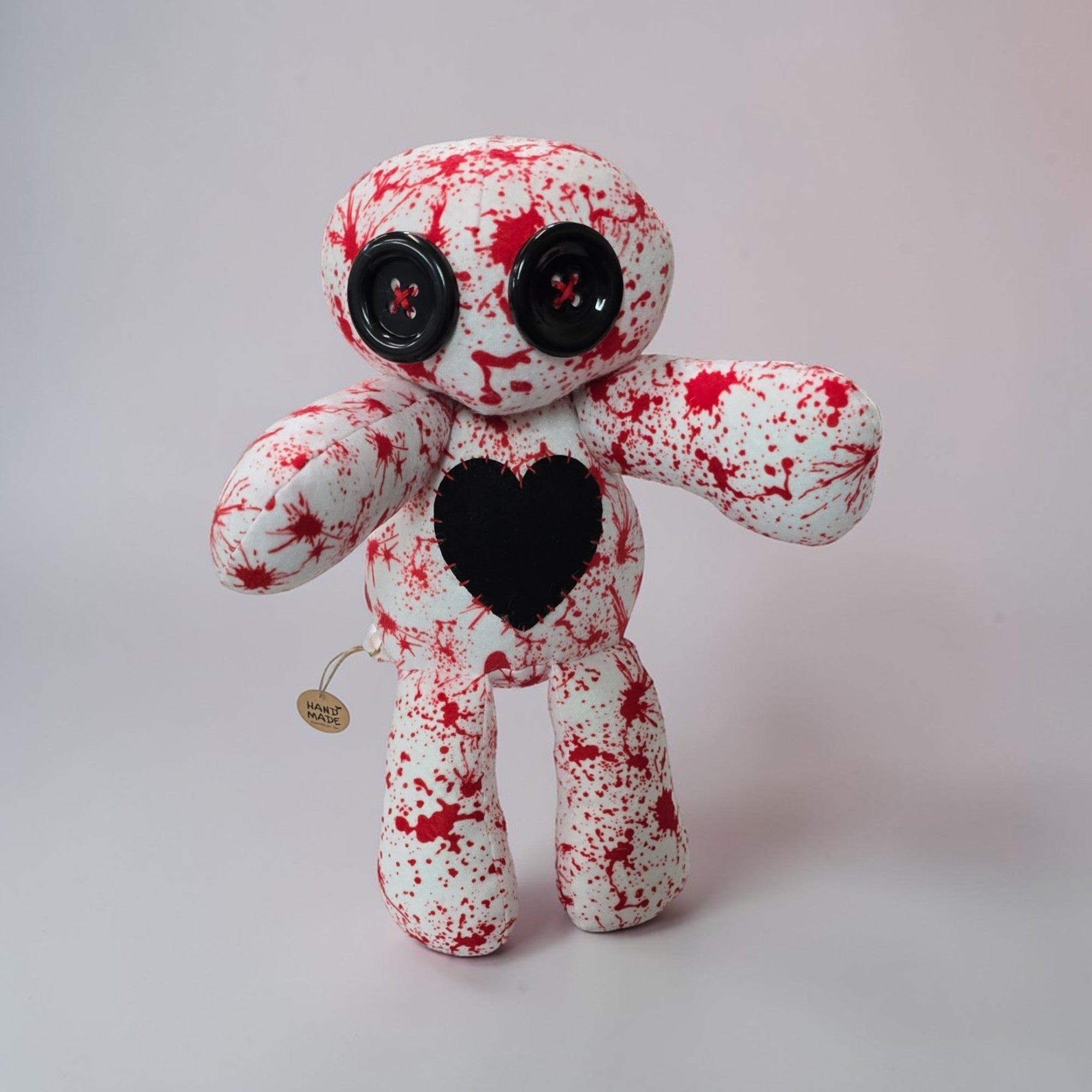 Handmade Creepy Gothic Plush Doll | Orphan Asylum Gothling Intake # 1160