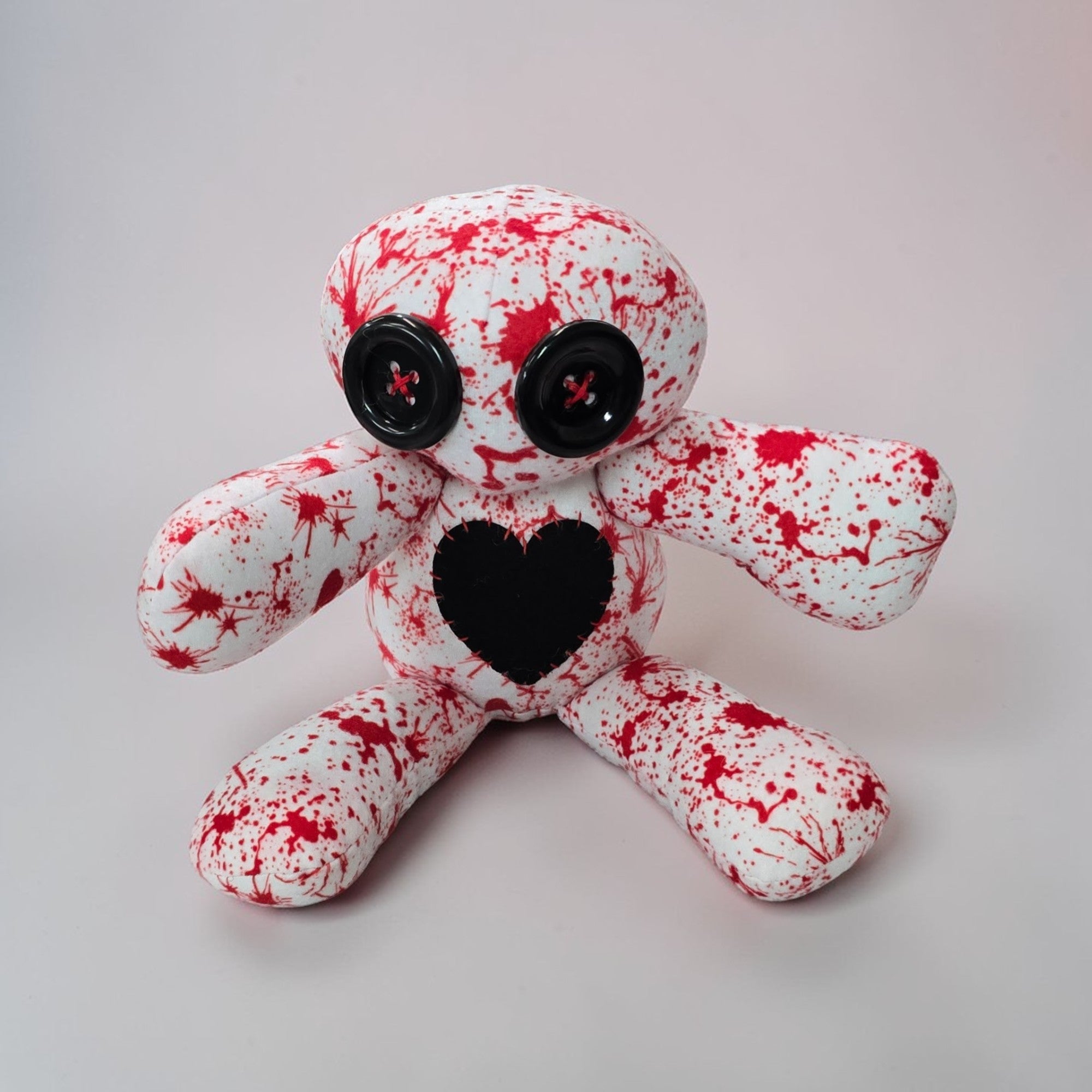 Handmade Creepy Gothic Plush Doll | Orphan Asylum Gothling Intake # 1160