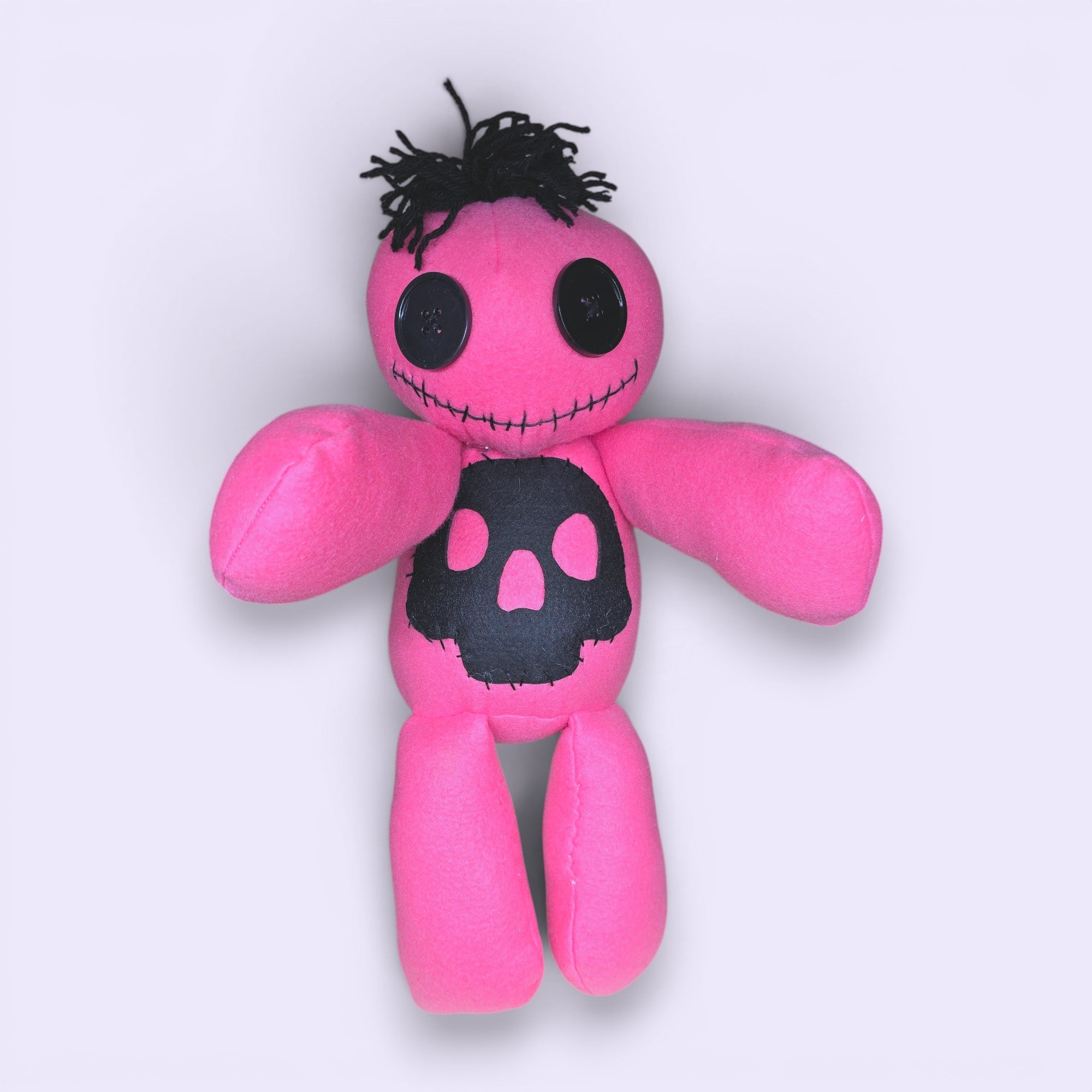 Handmade Creepy Gothic Plush Doll | Orphan Asylum Gothling Intake # 1168