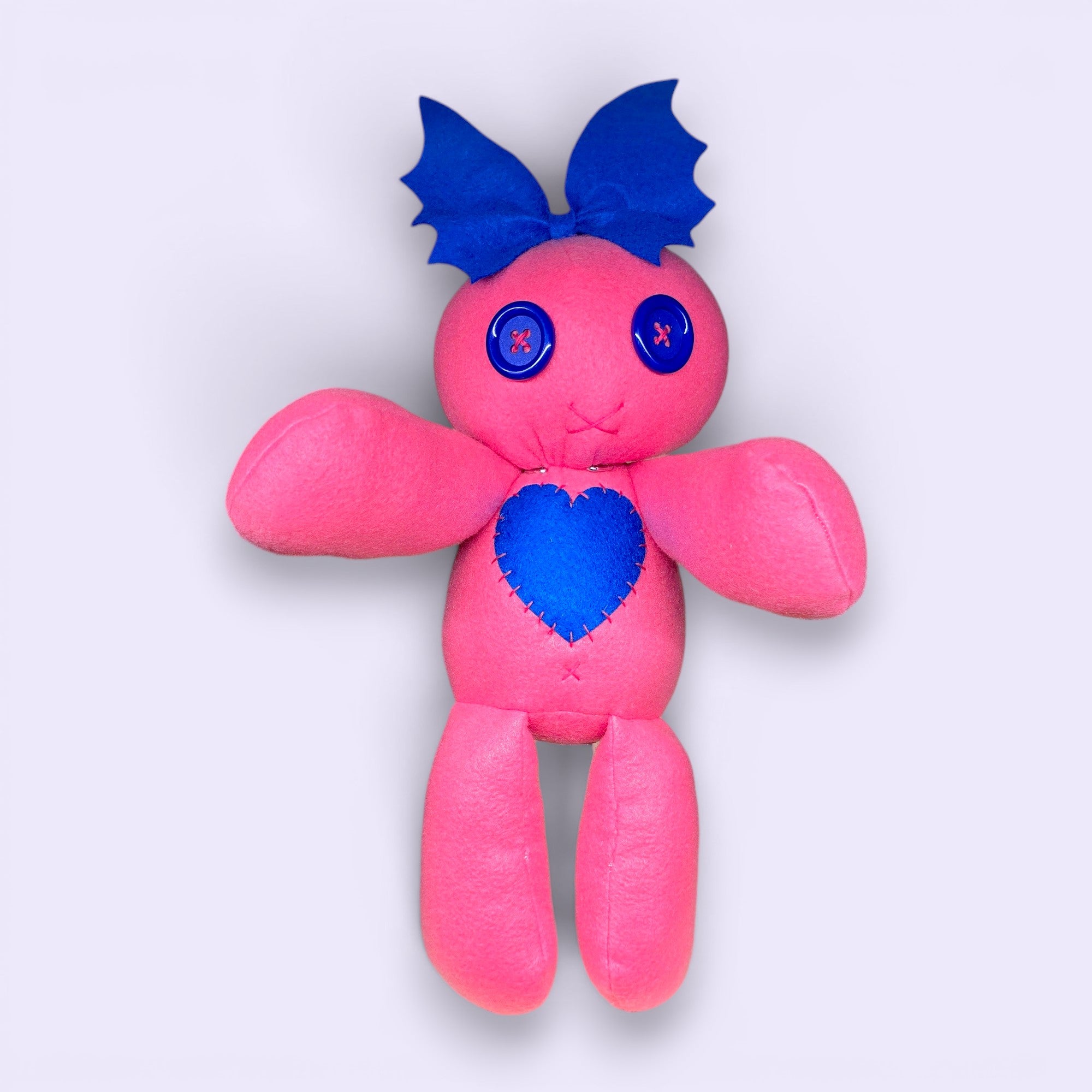 Handmade Creepy Gothic Plush Doll | Orphan Asylum Gothling Intake # 1180