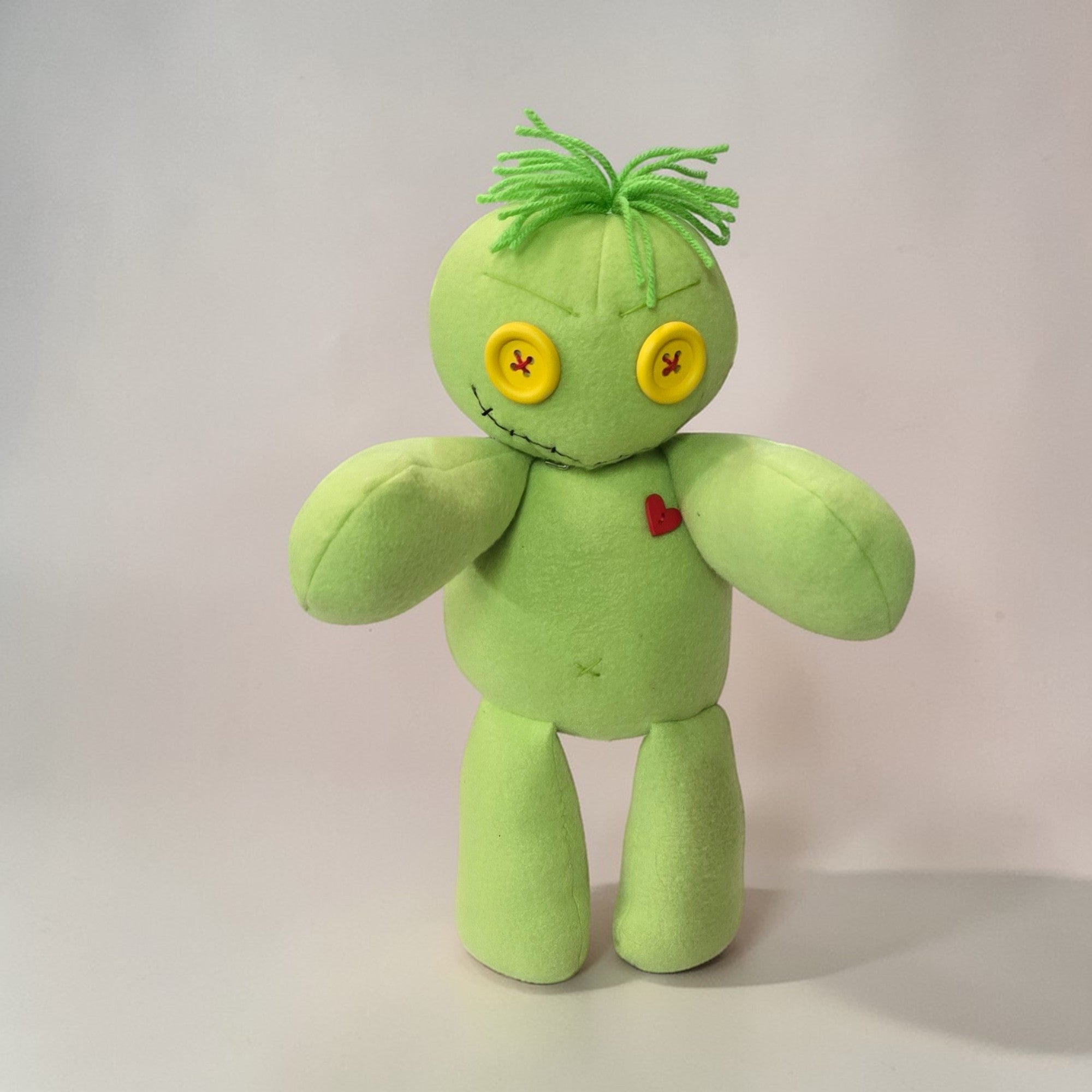 Handmade Creepy Gothic Plush Doll | Orphan Asylum Gothling Intake # 1186
