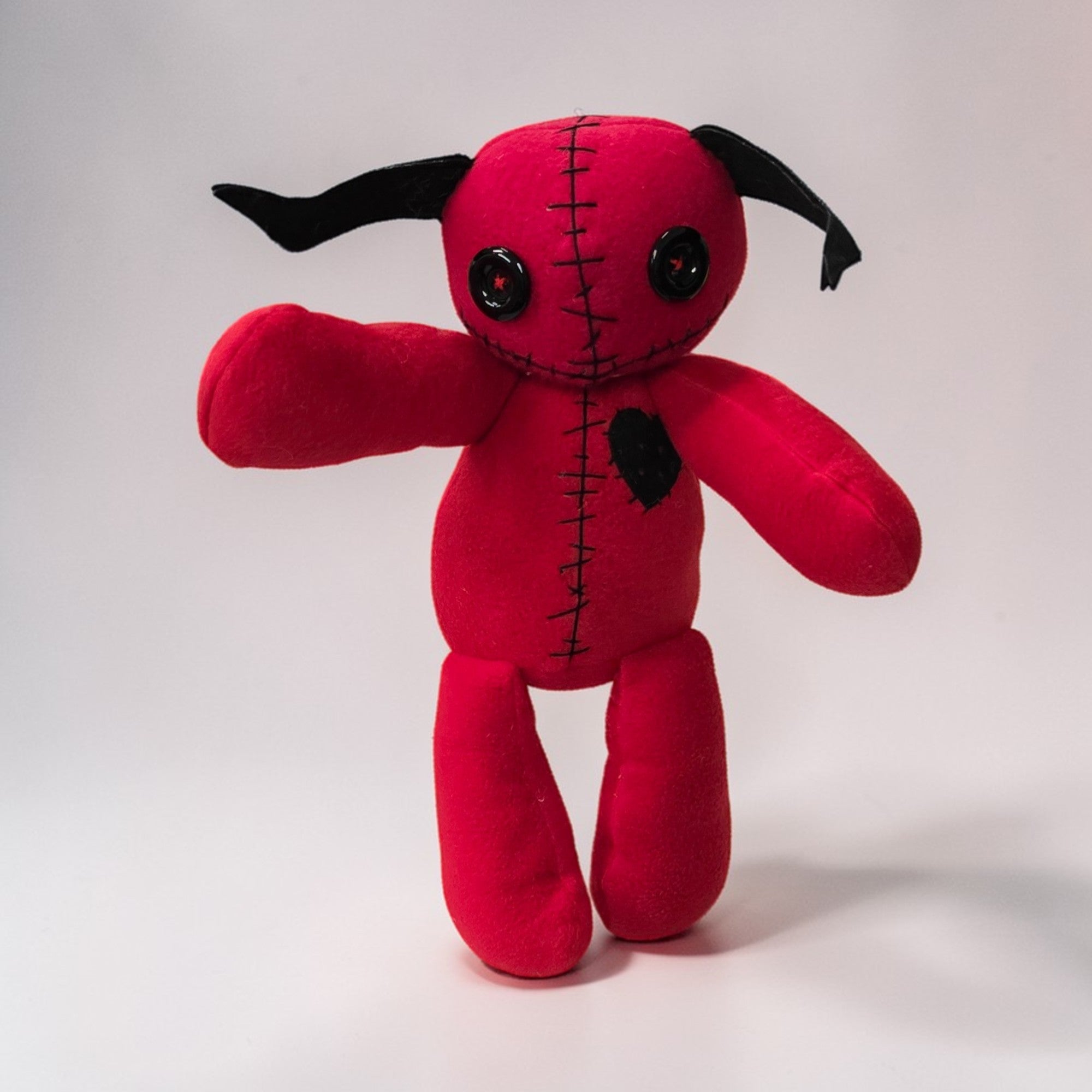 Handmade Creepy Gothic Plush Doll | Orphan Asylum Gothling Intake # 1198