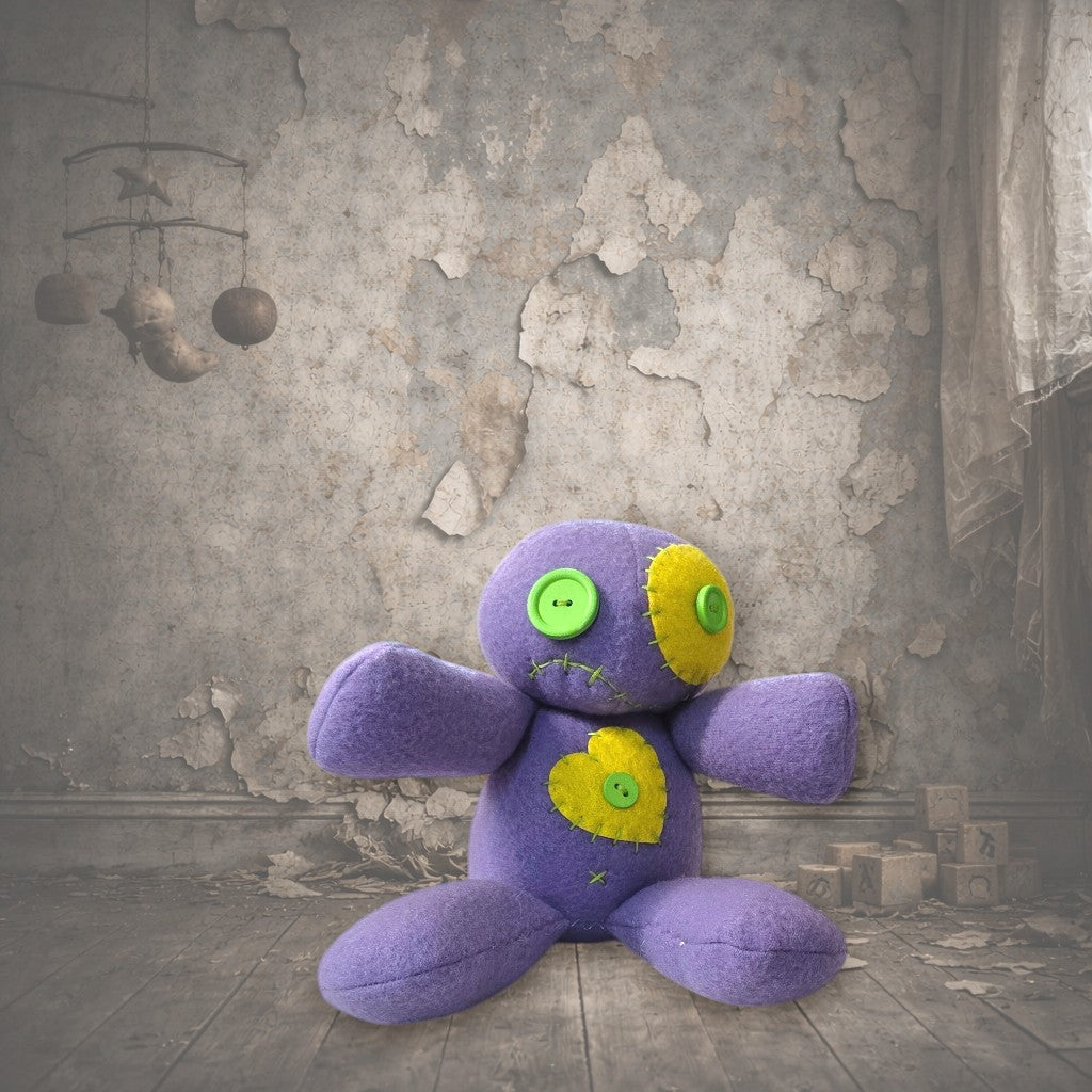 Handmade Gothic Plush Doll | Orphan Asylum Gothling Intake # 1205