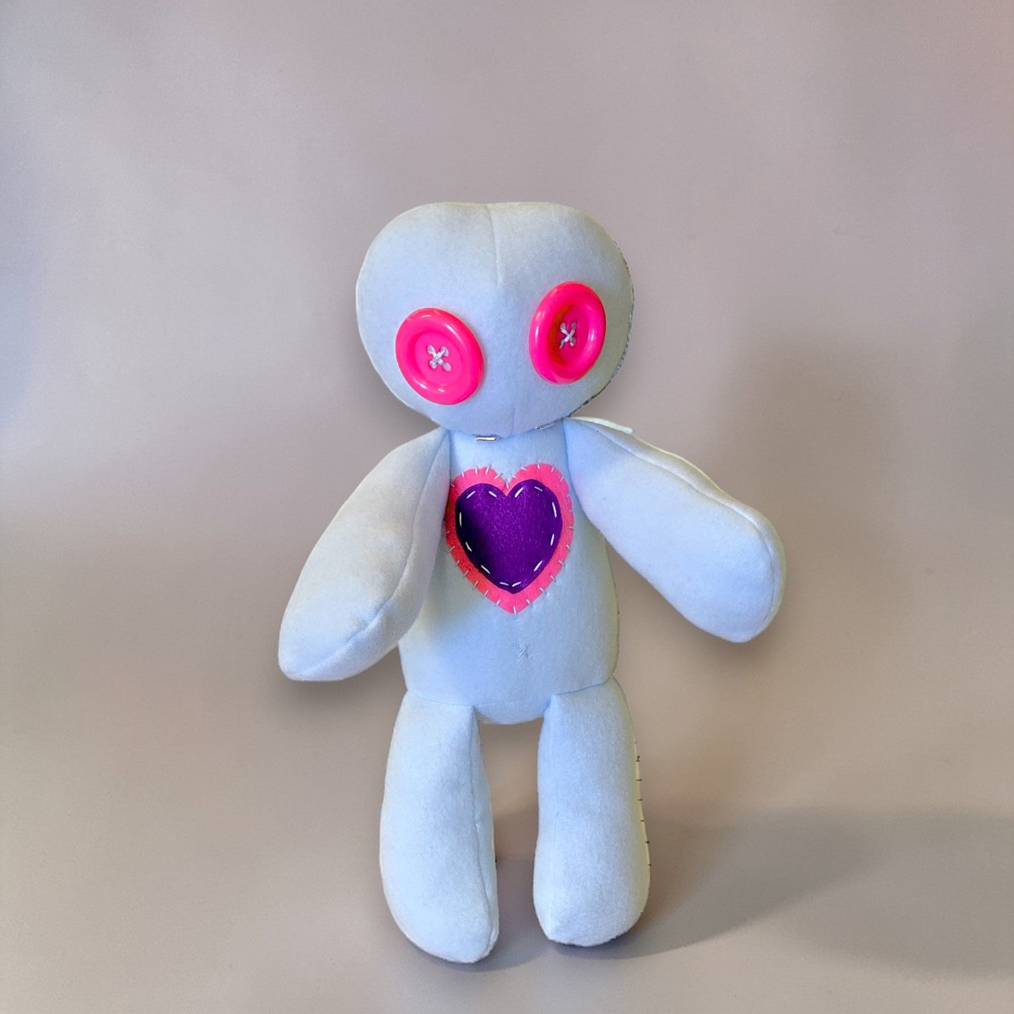Handmade Creepy Gothic Plush Doll | Orphan Asylum Gothling Intake # 1221