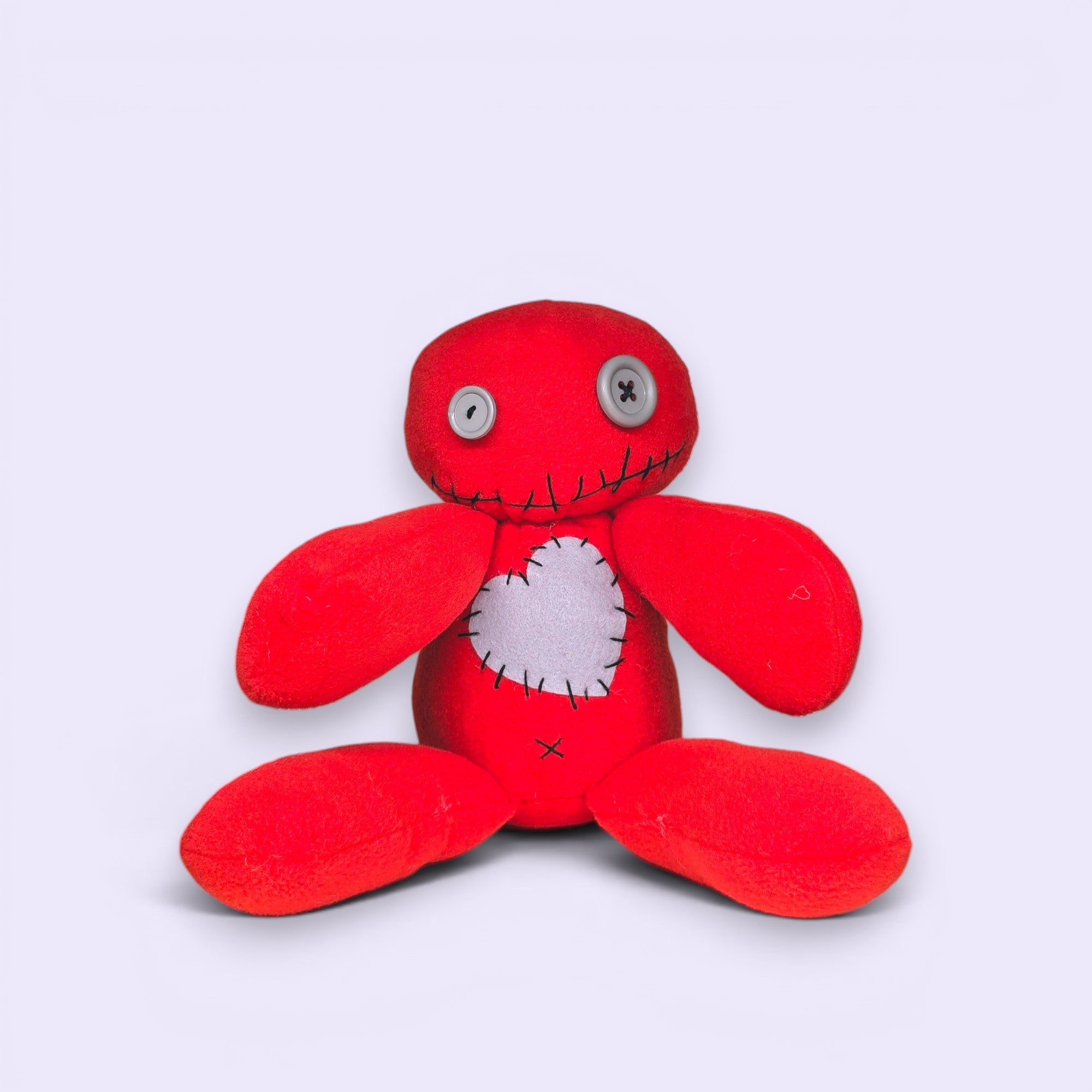 Handmade Creepy Gothic Plush Doll | Orphan Asylum Gothling Intake # 1243