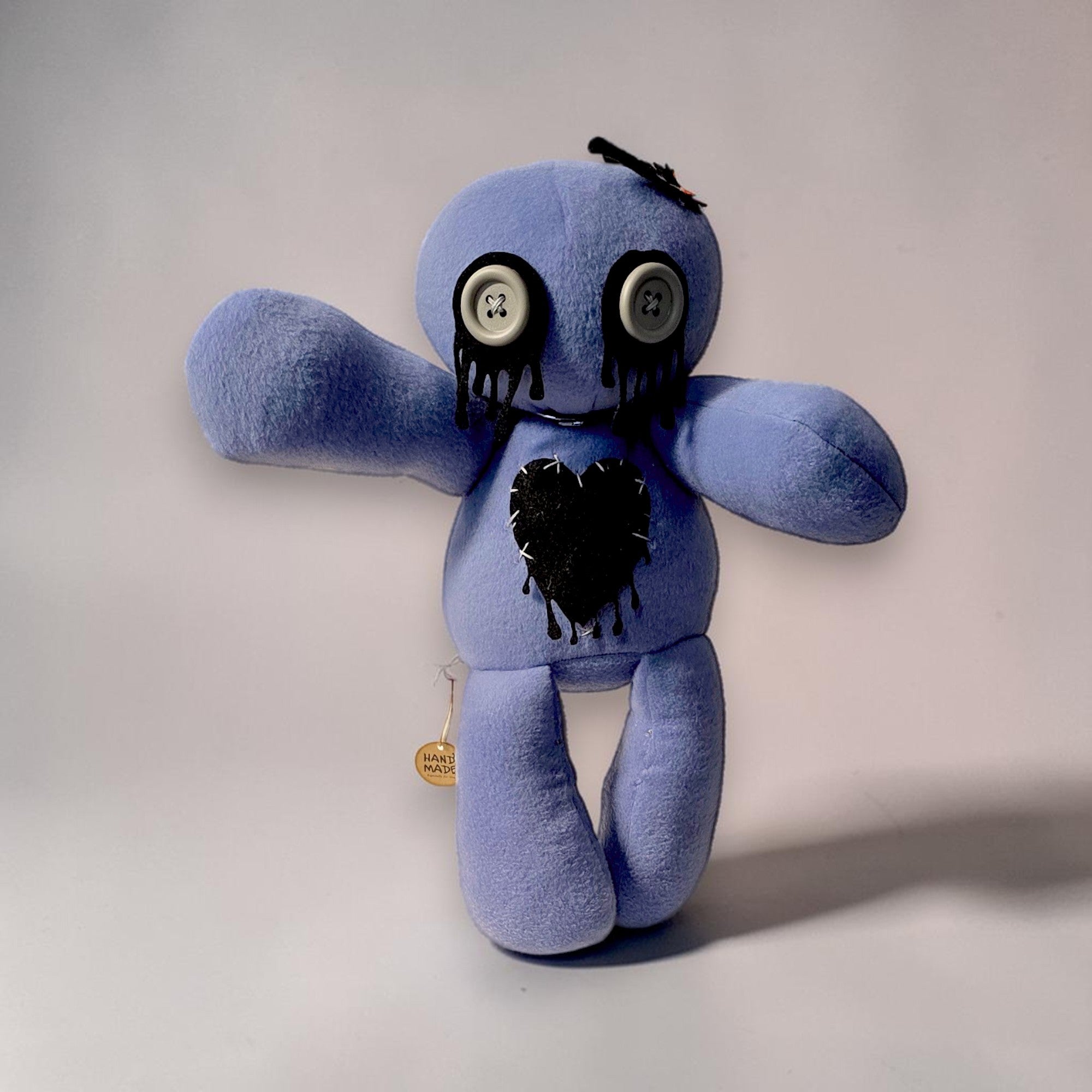 Handmade Creepy Gothic Plush Doll | Orphan Asylum Gothling Intake #1245
