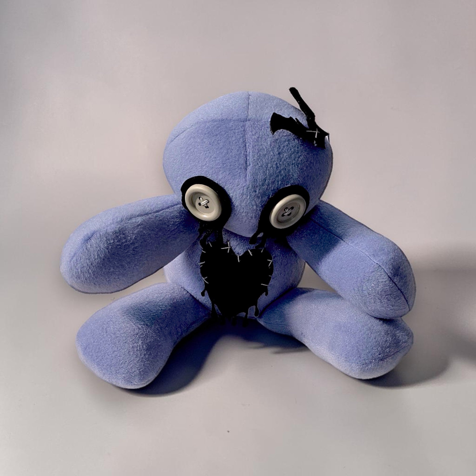 Handmade Creepy Gothic Plush Doll | Orphan Asylum Gothling Intake #1245