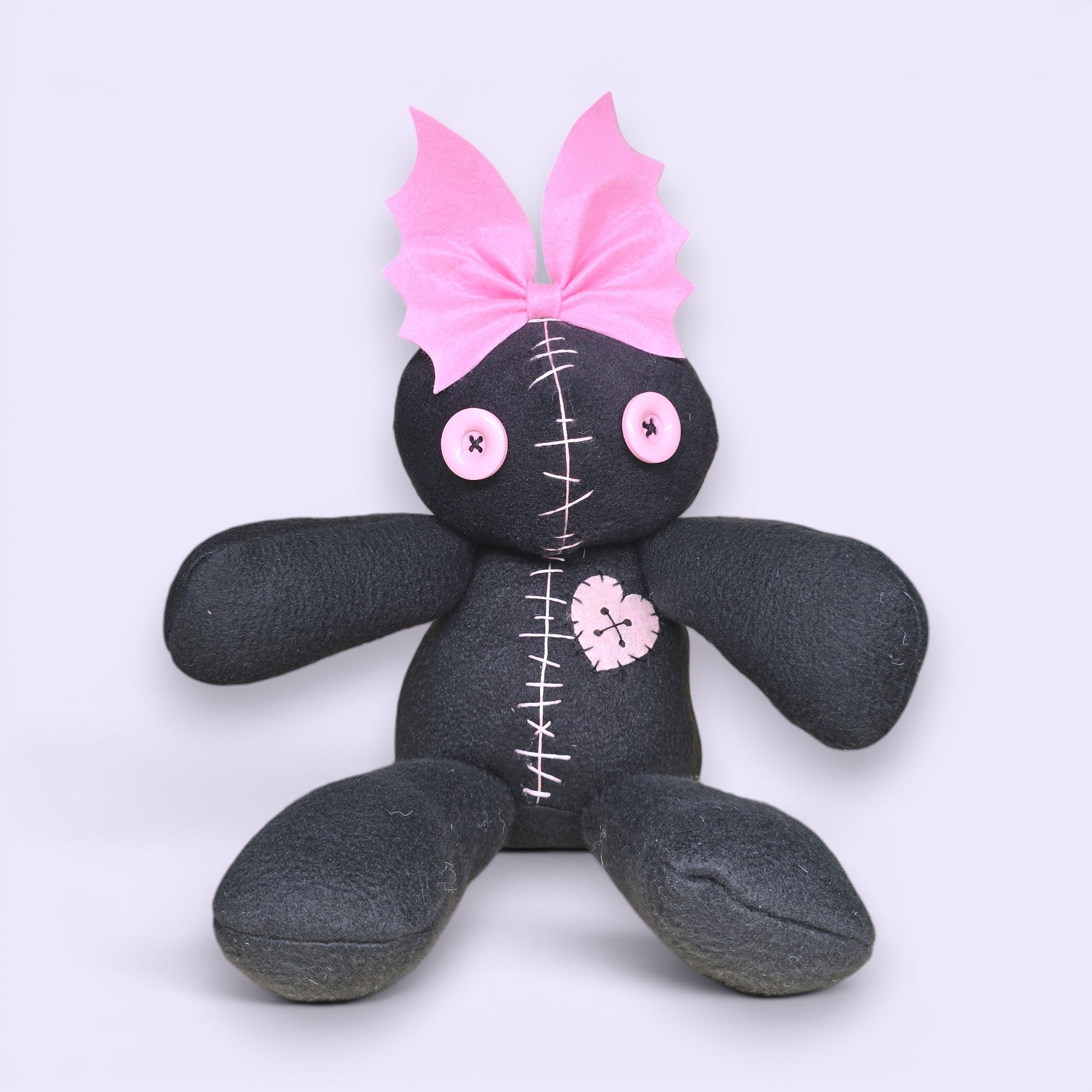 Handmade Creepy Gothic Plush Doll | Orphan Asylum Gothling Intake #1252