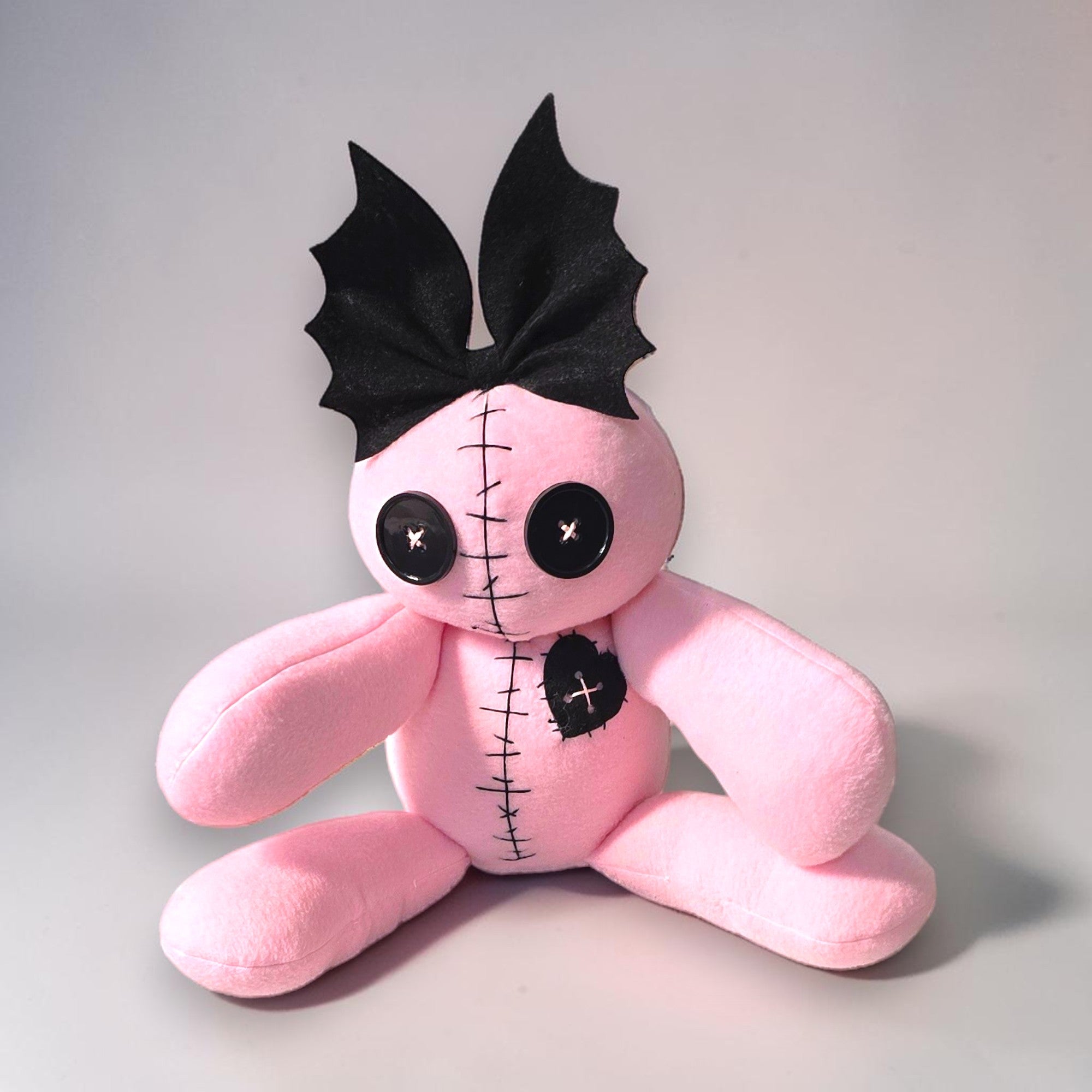 handmade gothic doll creepy plush gothling