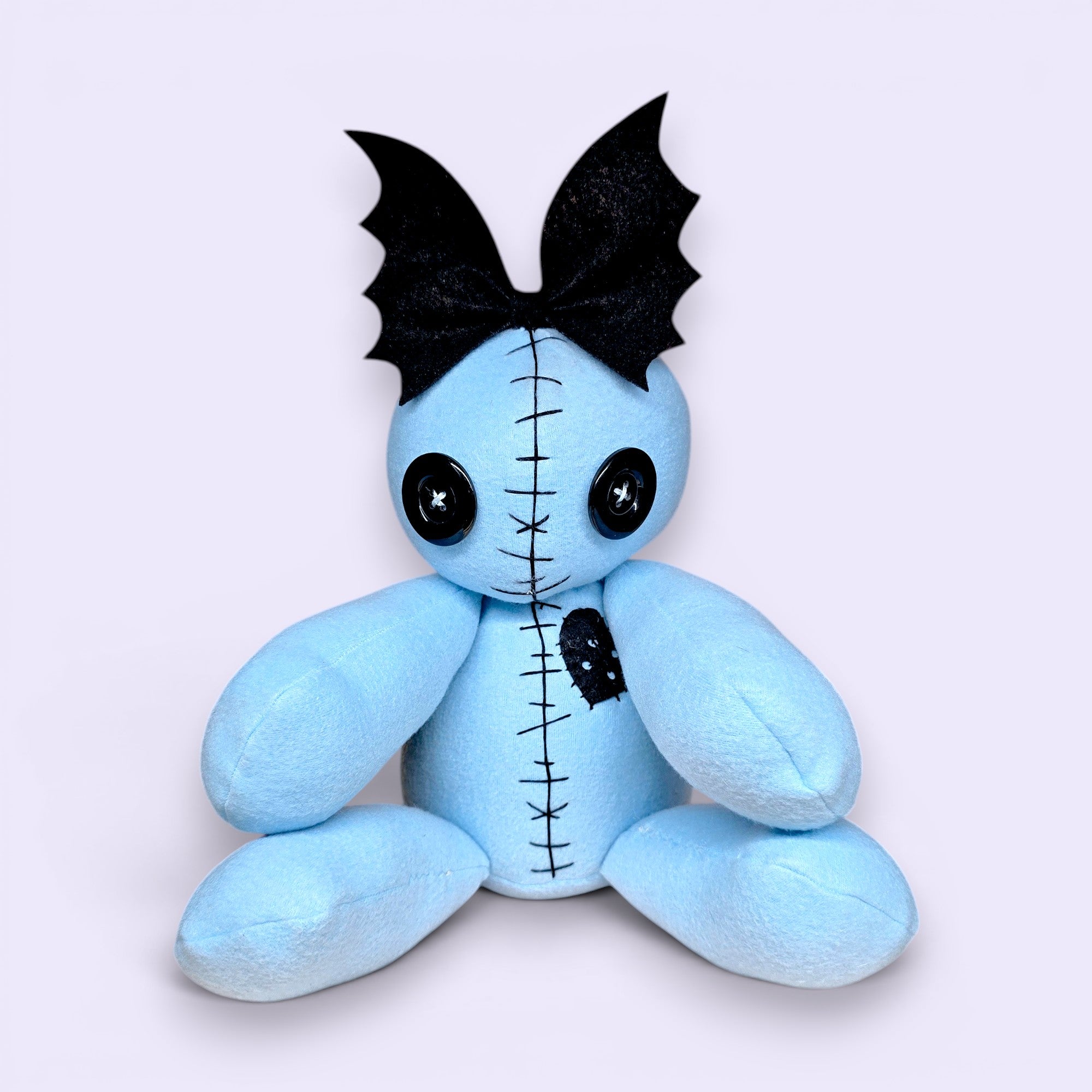 Handmade Creepy Gothic Plush Doll | Orphan Asylum Gothling Intake #1252