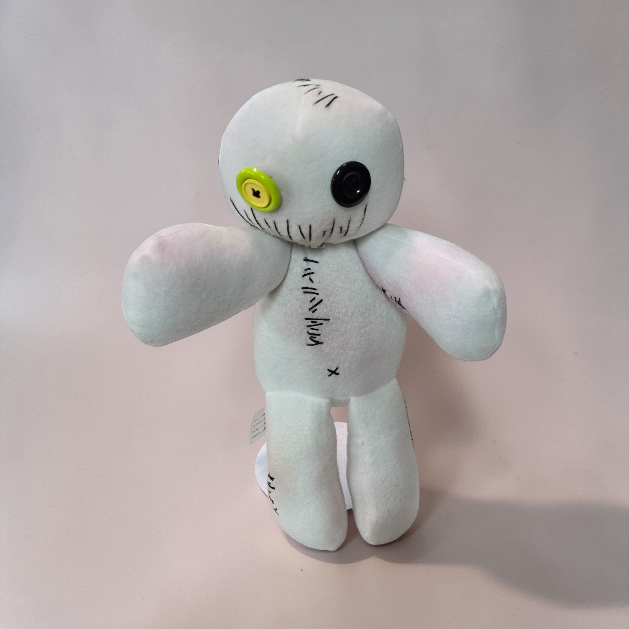 Handmade Creepy Gothic Plush Doll | Orphan Asylum Gothling Intake # 1255
