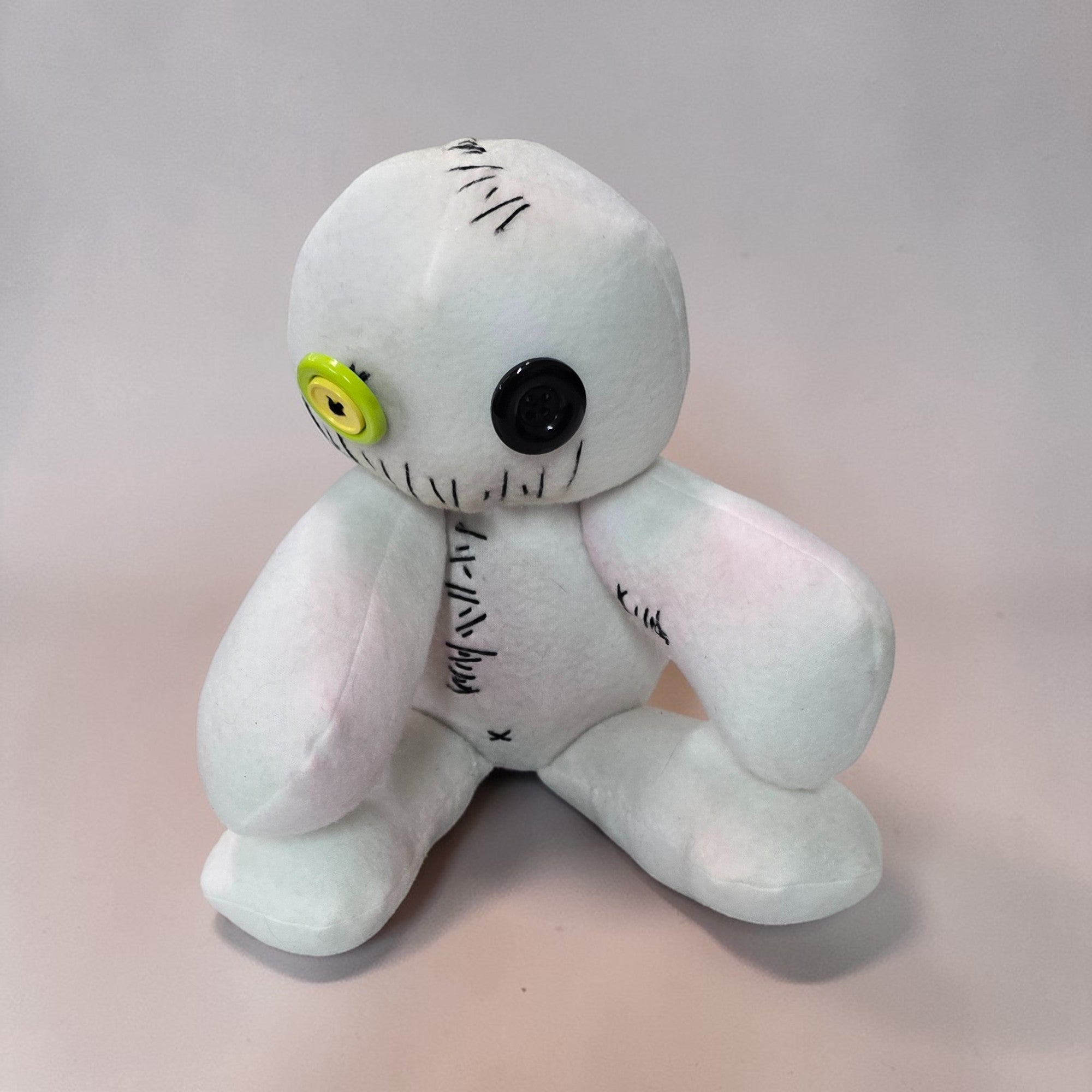 Handmade Creepy Gothic Plush Doll | Orphan Asylum Gothling Intake # 1255