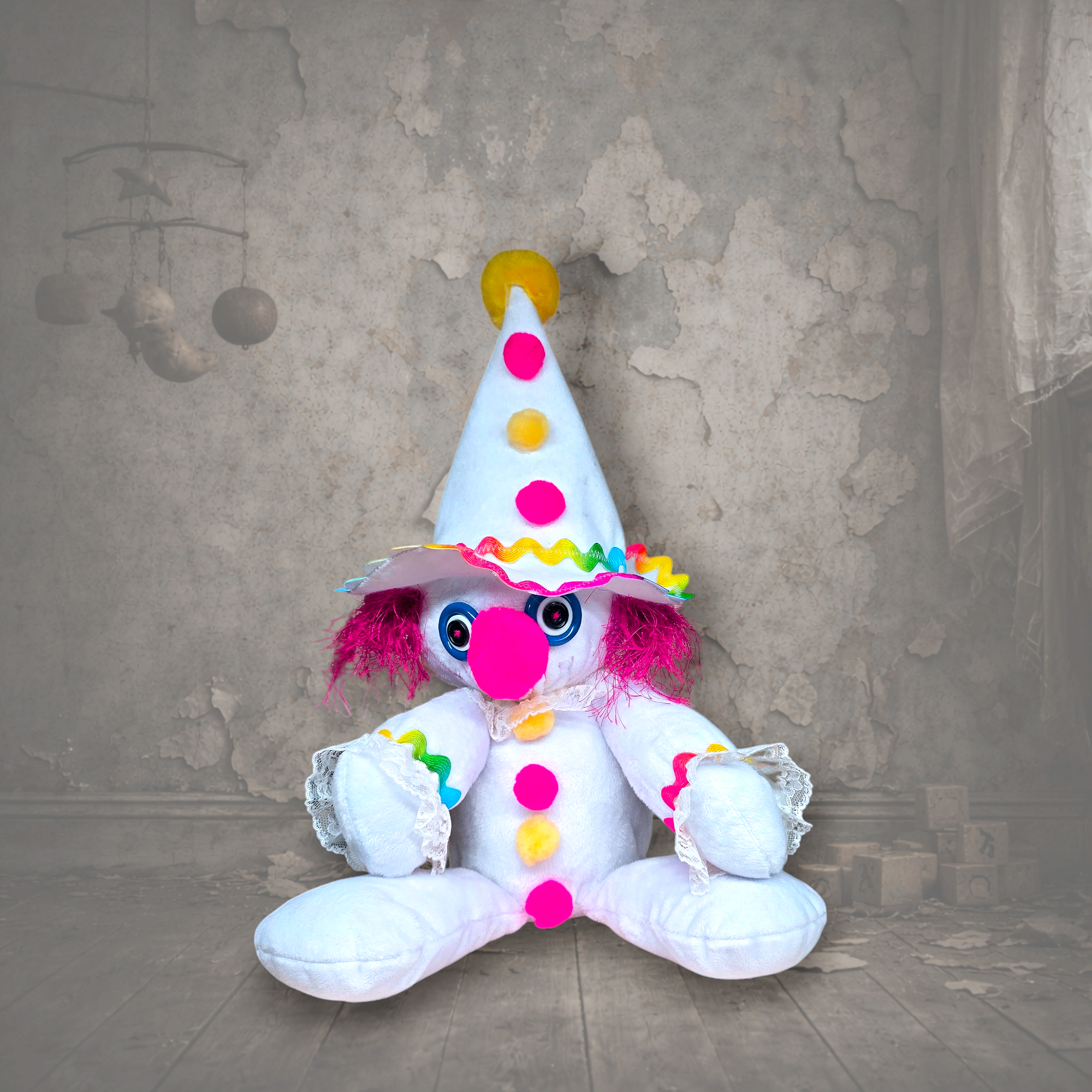 Handmade Creepy Gothic Plush Doll | Orphan Asylum Gothling Intake # 1257