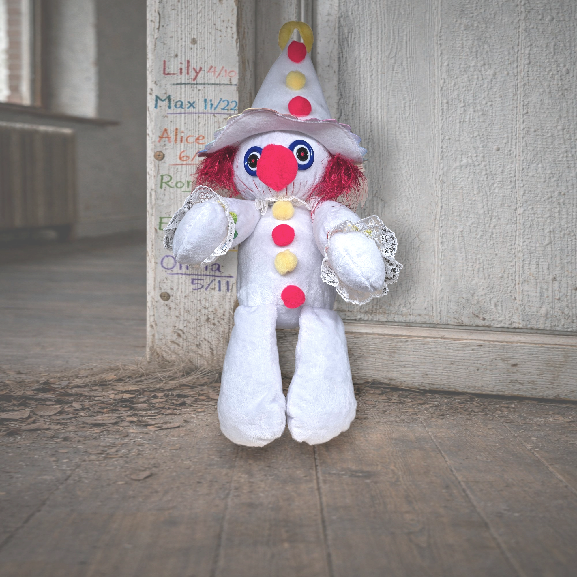 Handmade Creepy Gothic Plush Doll | Orphan Asylum Gothling Intake # 1257