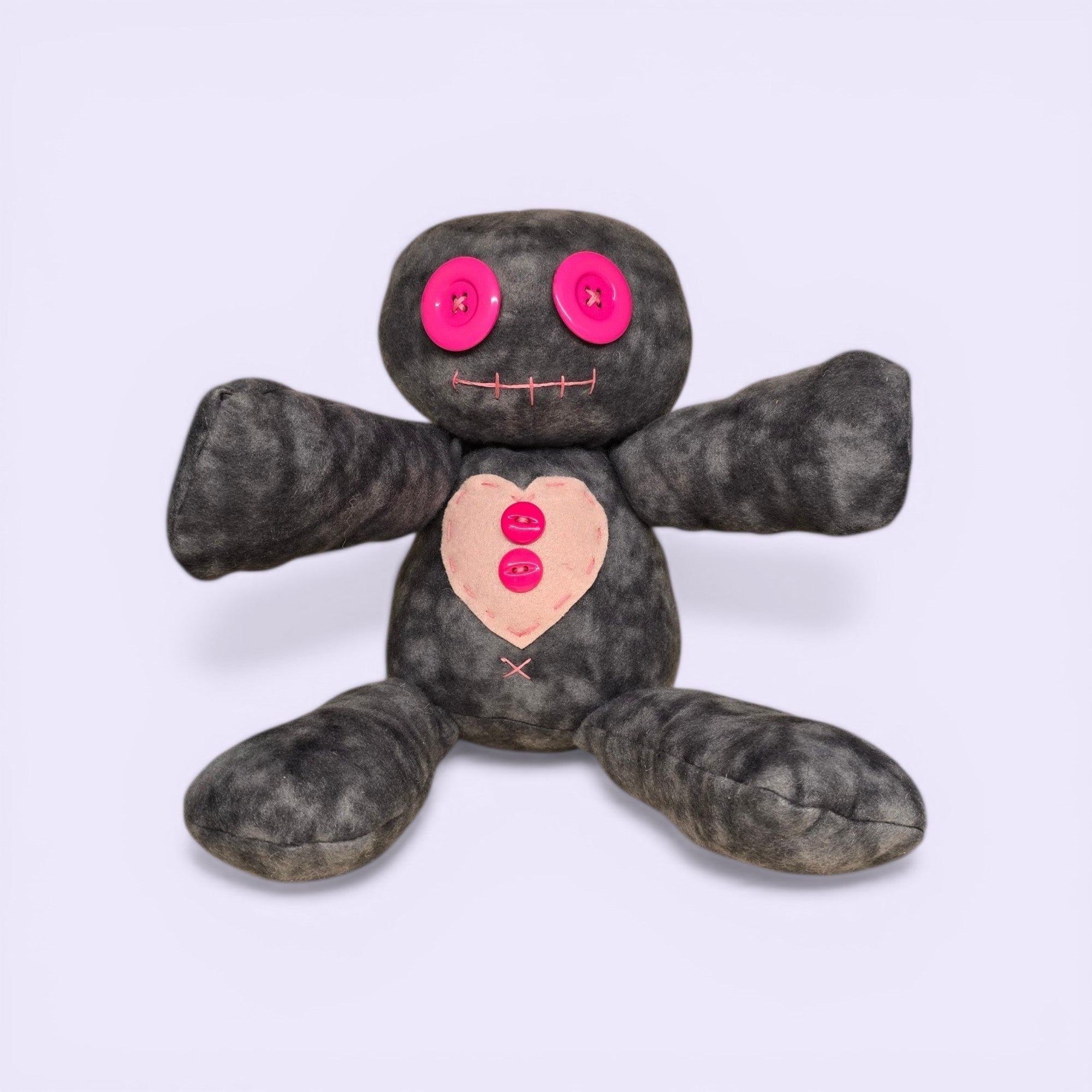 Handmade Creepy Gothic Plush Doll | Orphan Asylum Gothling Intake #1013