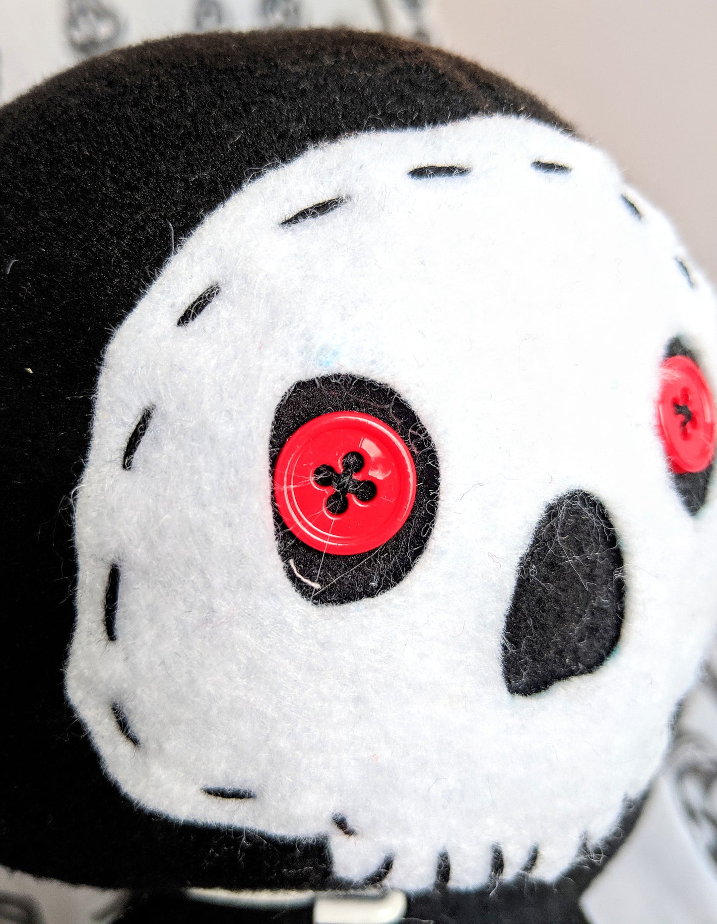 Voodoo Skeleton Plush Doll Creepy Cute Stuffed Animal Horror Gothic
